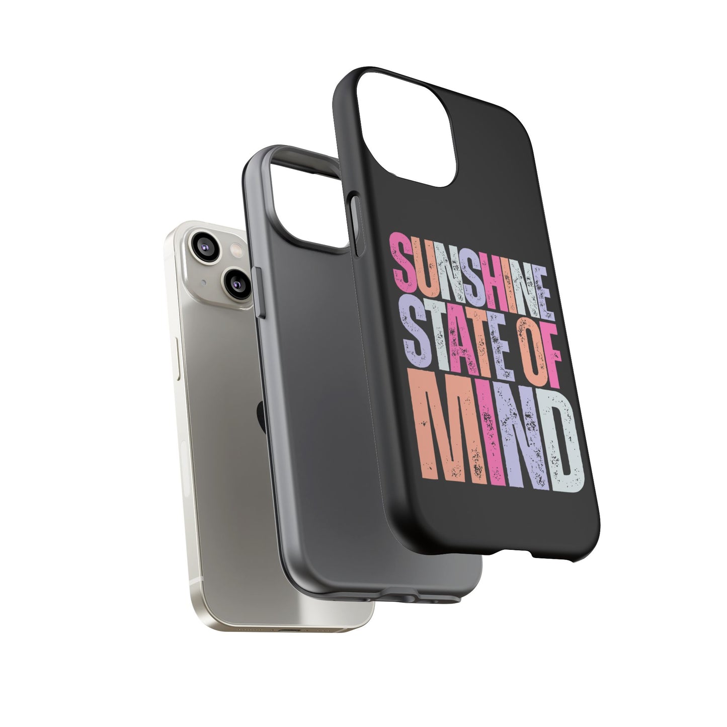 Colorful Phone Case - Sunshine State of Mind, Personalized Gift, Summer Vibes, Trendy Accessory, Phone Cover