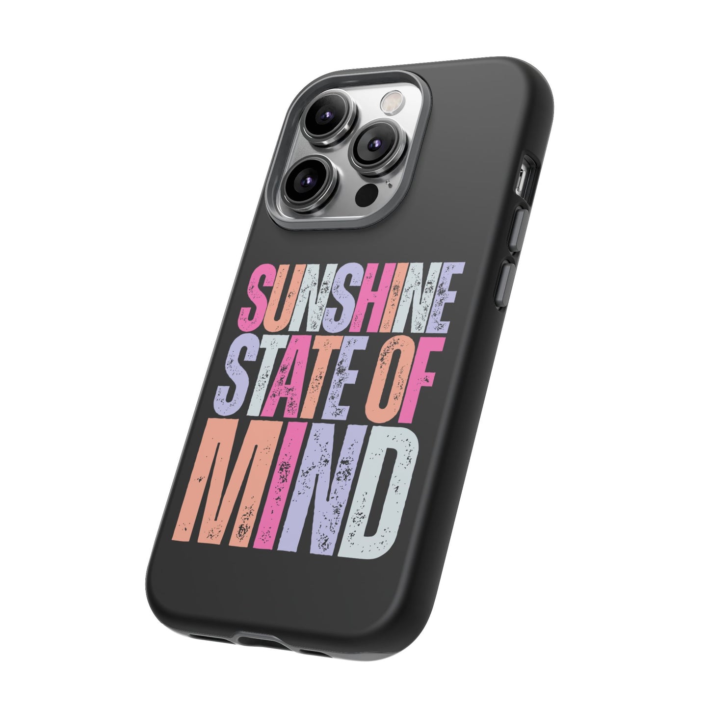 Colorful Phone Case - Sunshine State of Mind, Personalized Gift, Summer Vibes, Trendy Accessory, Phone Cover