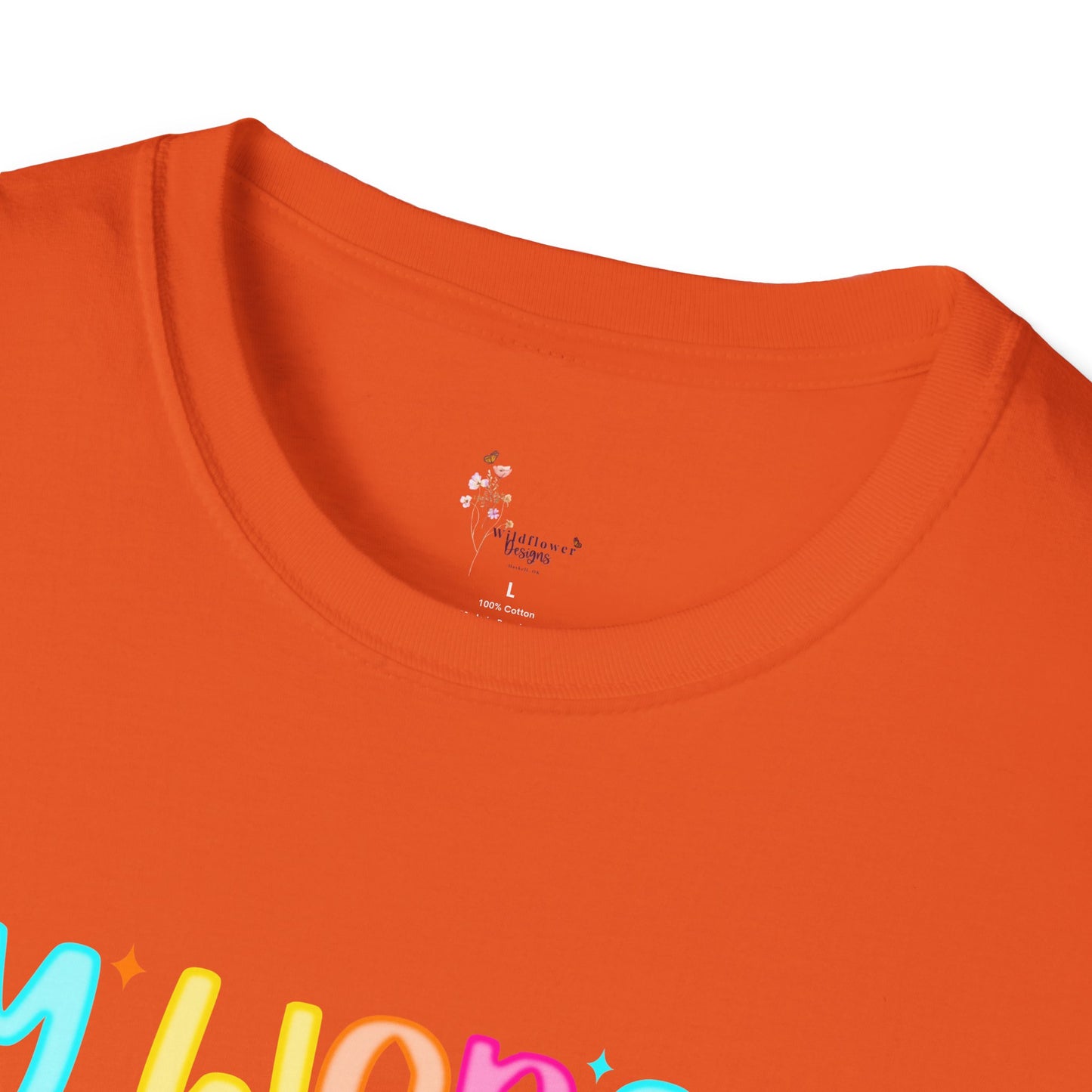 Vibrant Faith-Inspired T-Shirt, Inspirational Tee, Spiritual Apparel, Gift for Believers, Casual Wear for Church
