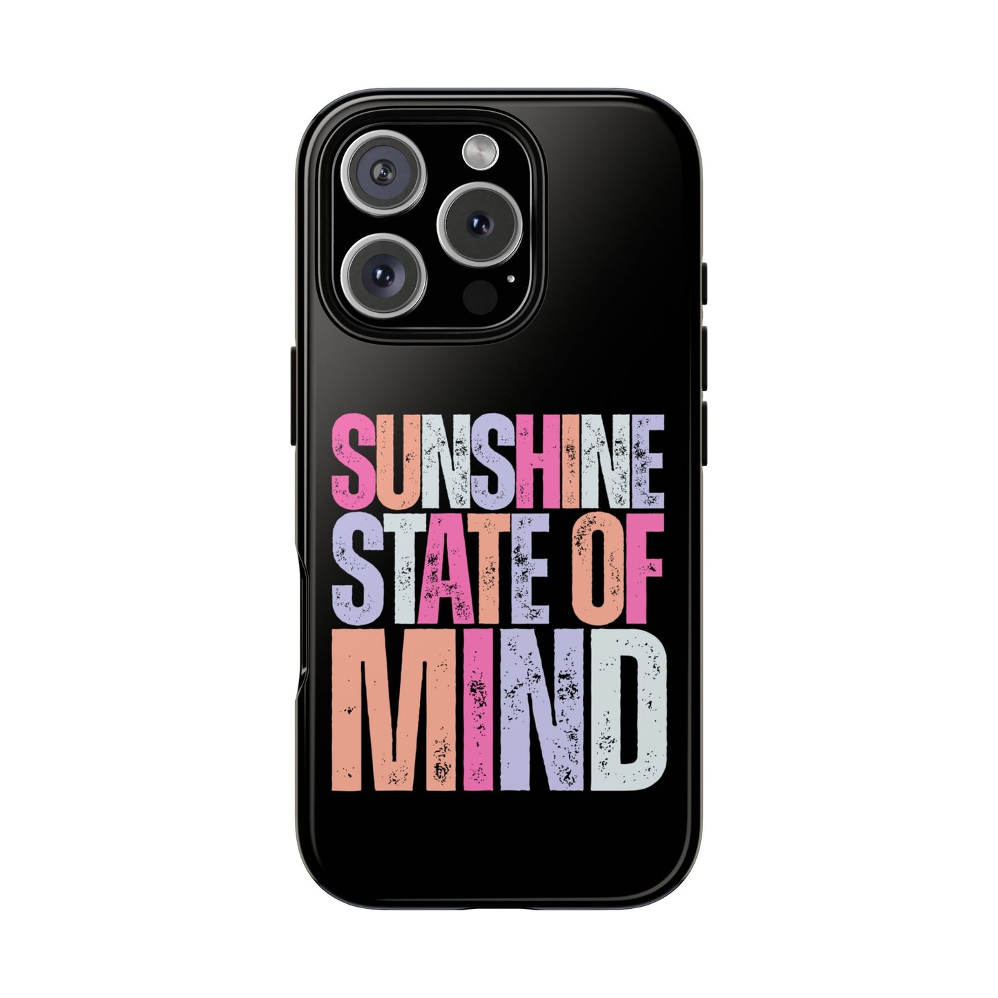Colorful Phone Case - Sunshine State of Mind, Personalized Gift, Summer Vibes, Trendy Accessory, Phone Cover