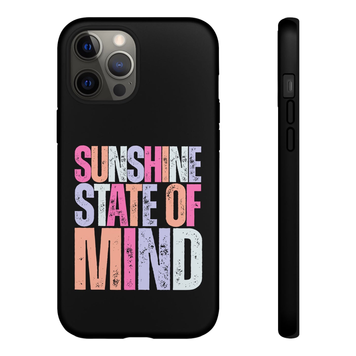 Colorful Phone Case - Sunshine State of Mind, Personalized Gift, Summer Vibes, Trendy Accessory, Phone Cover