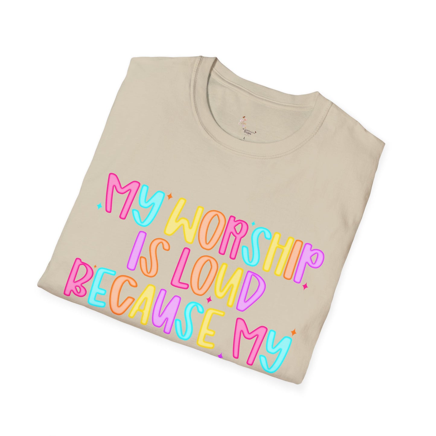 Vibrant Faith-Inspired T-Shirt, Inspirational Tee, Spiritual Apparel, Gift for Believers, Casual Wear for Church