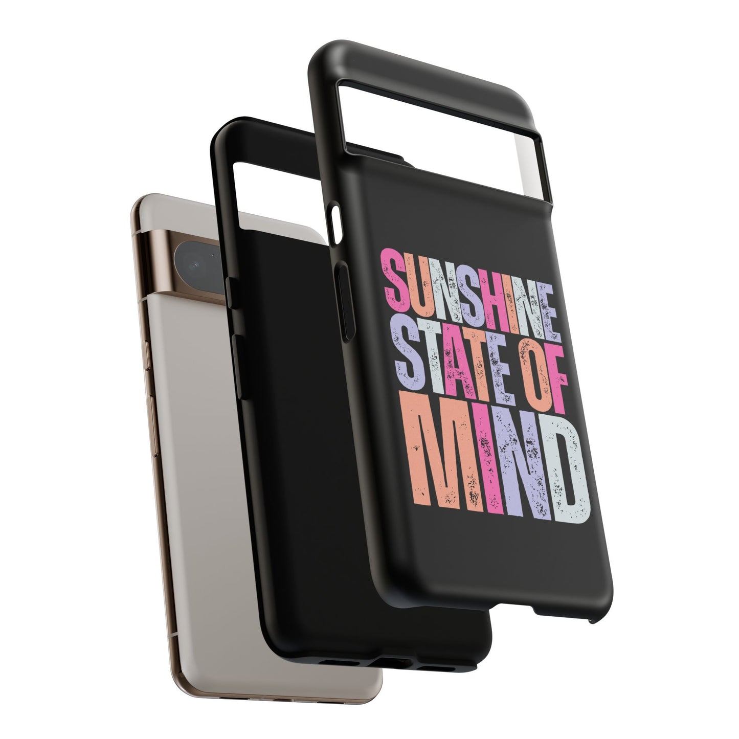 Colorful Phone Case - Sunshine State of Mind, Personalized Gift, Summer Vibes, Trendy Accessory, Phone Cover