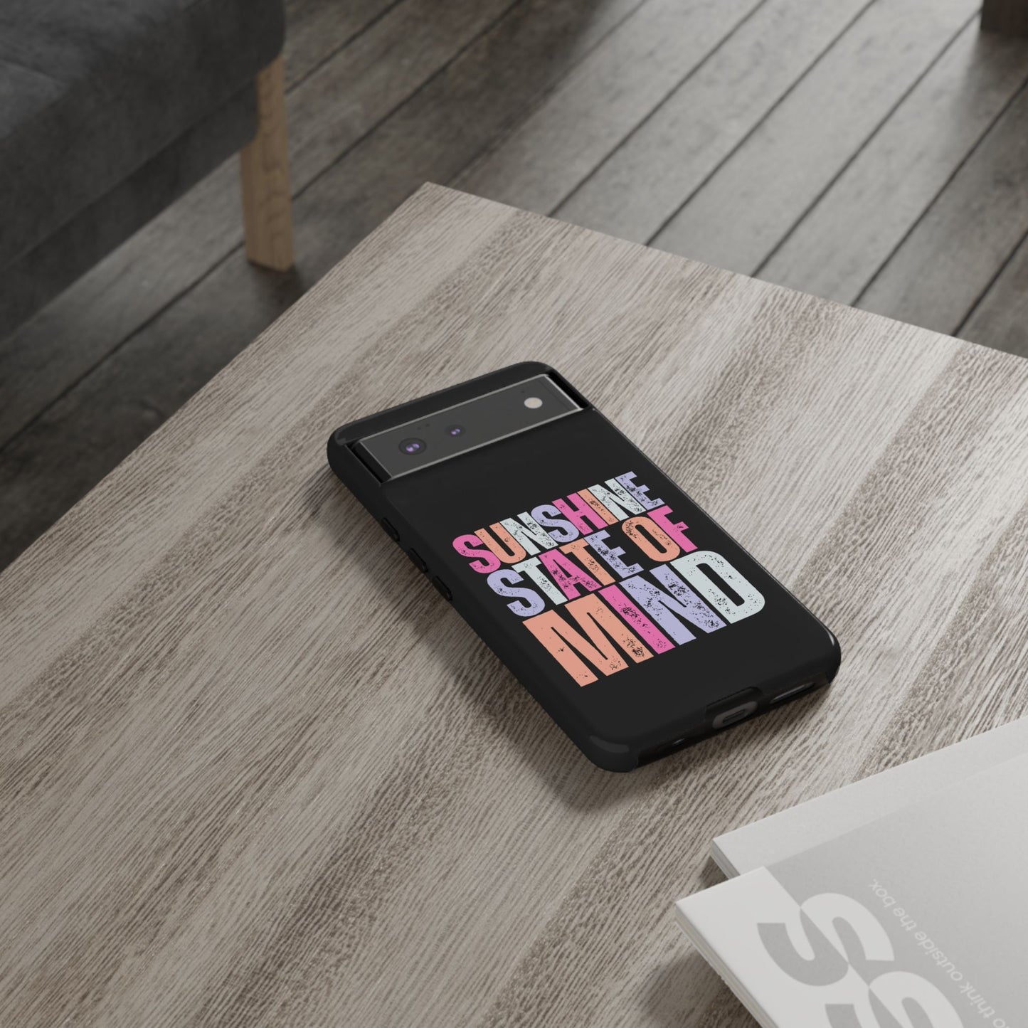 Colorful Phone Case - Sunshine State of Mind, Personalized Gift, Summer Vibes, Trendy Accessory, Phone Cover
