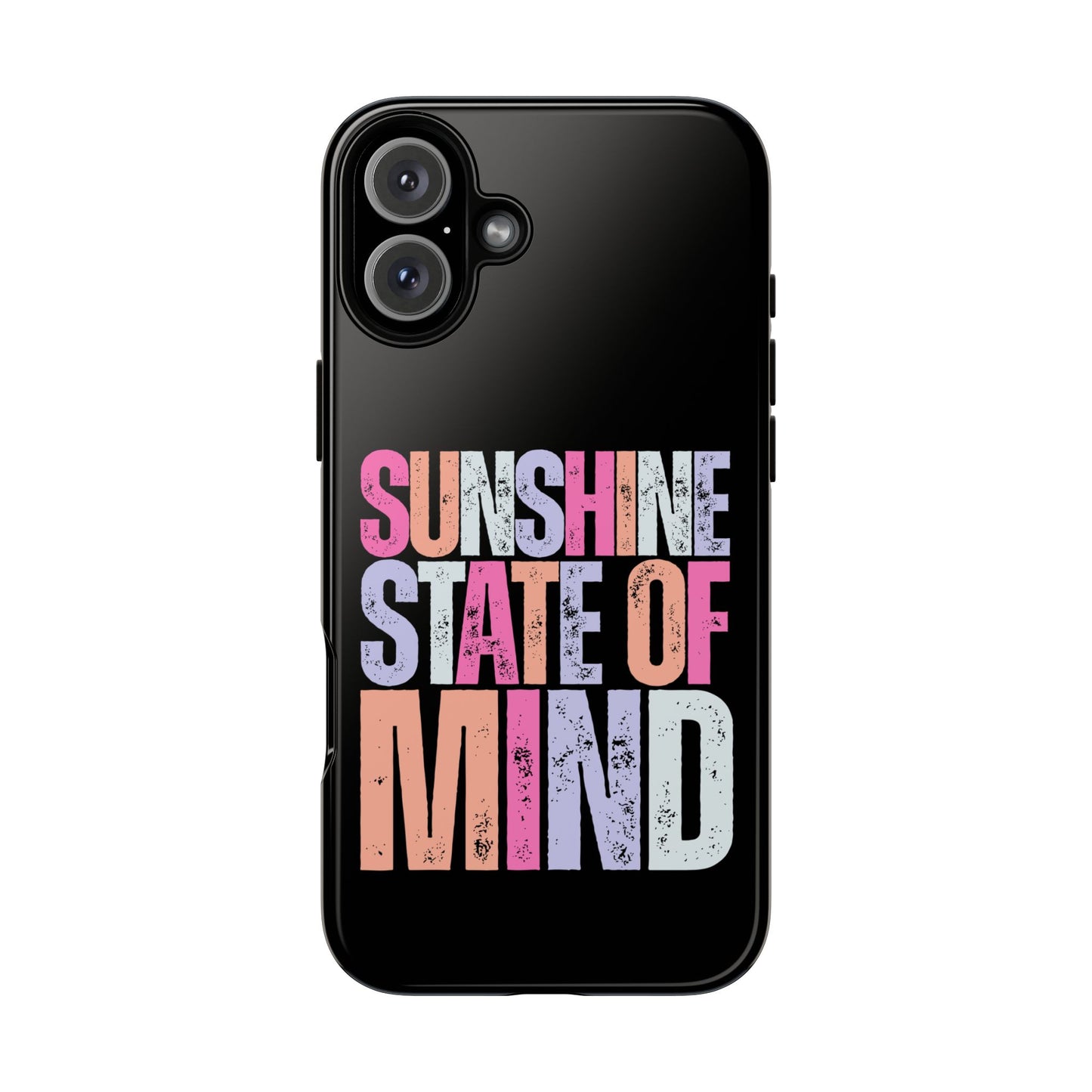 Colorful Phone Case - Sunshine State of Mind, Personalized Gift, Summer Vibes, Trendy Accessory, Phone Cover