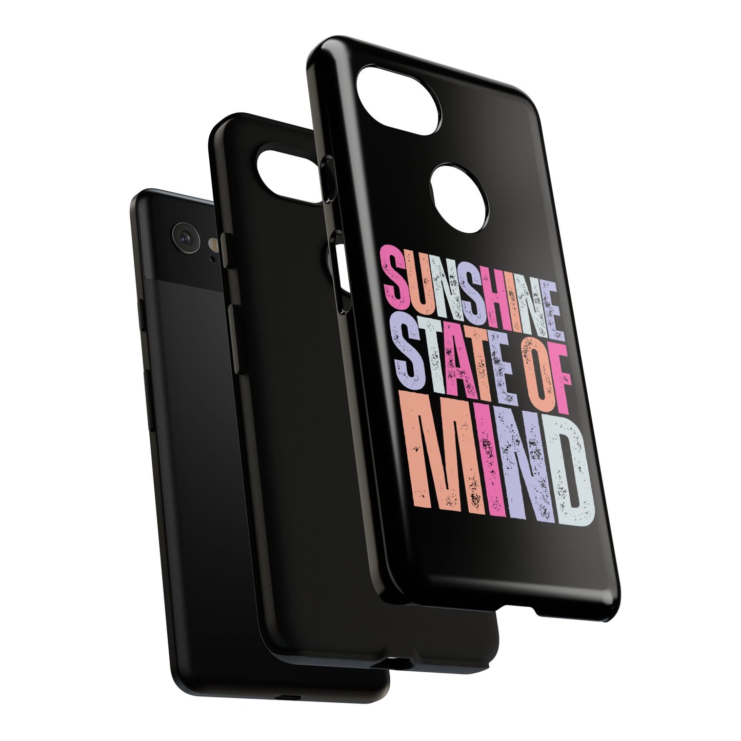 Colorful Phone Case - Sunshine State of Mind, Personalized Gift, Summer Vibes, Trendy Accessory, Phone Cover