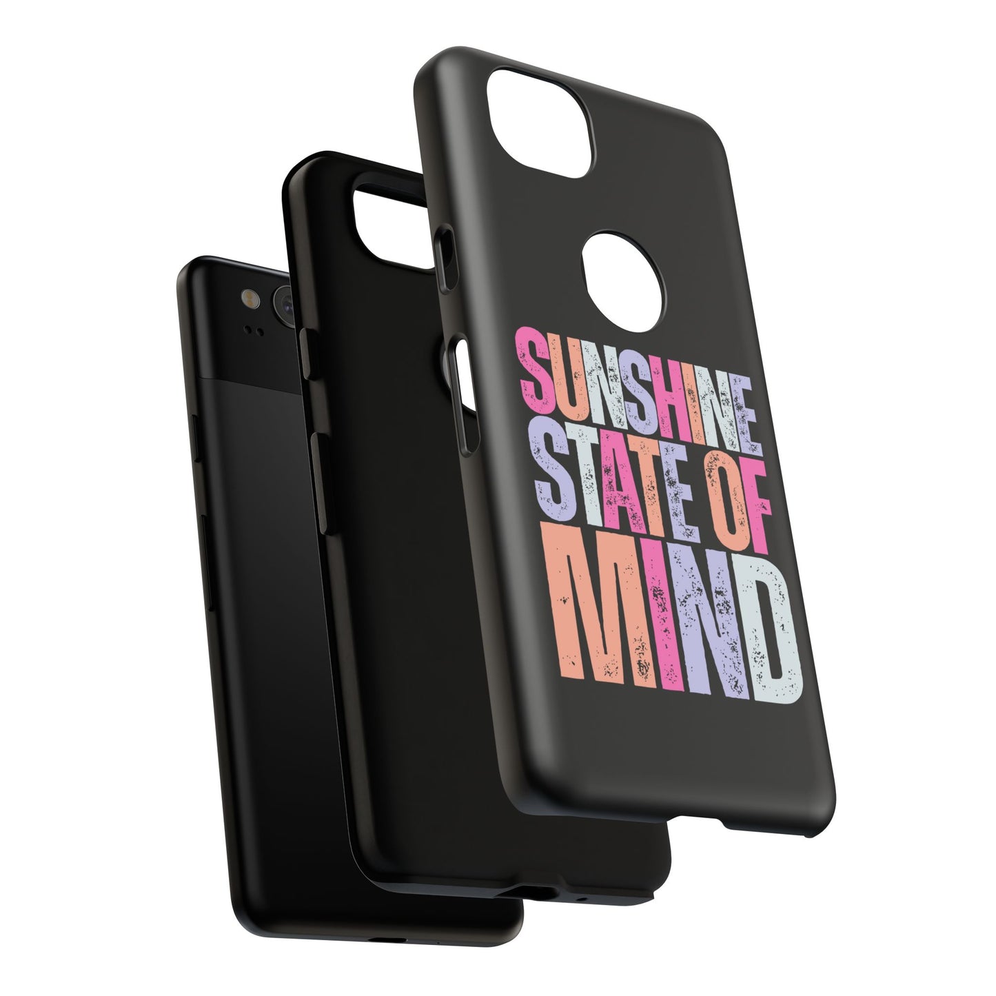 Colorful Phone Case - Sunshine State of Mind, Personalized Gift, Summer Vibes, Trendy Accessory, Phone Cover