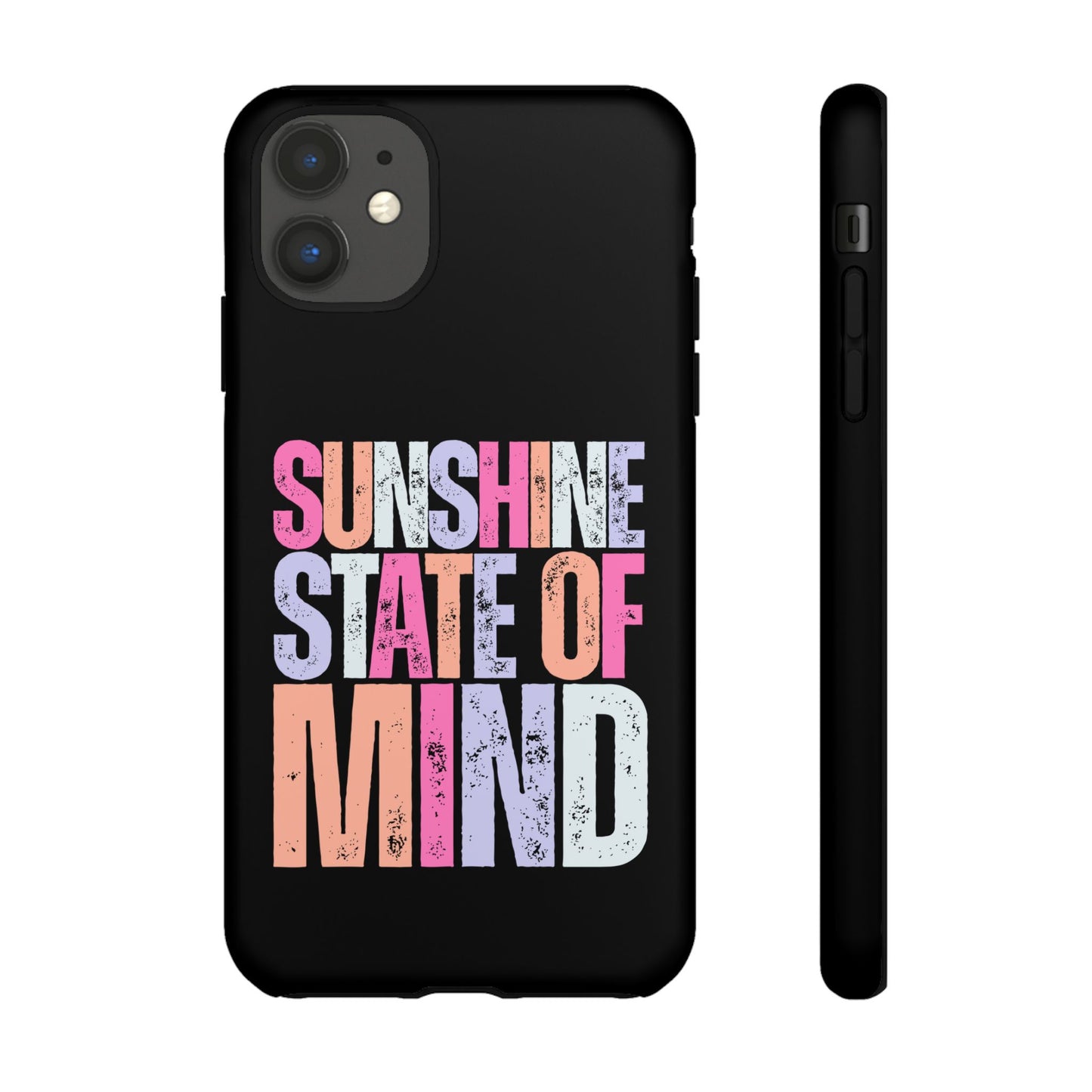 Colorful Phone Case - Sunshine State of Mind, Personalized Gift, Summer Vibes, Trendy Accessory, Phone Cover
