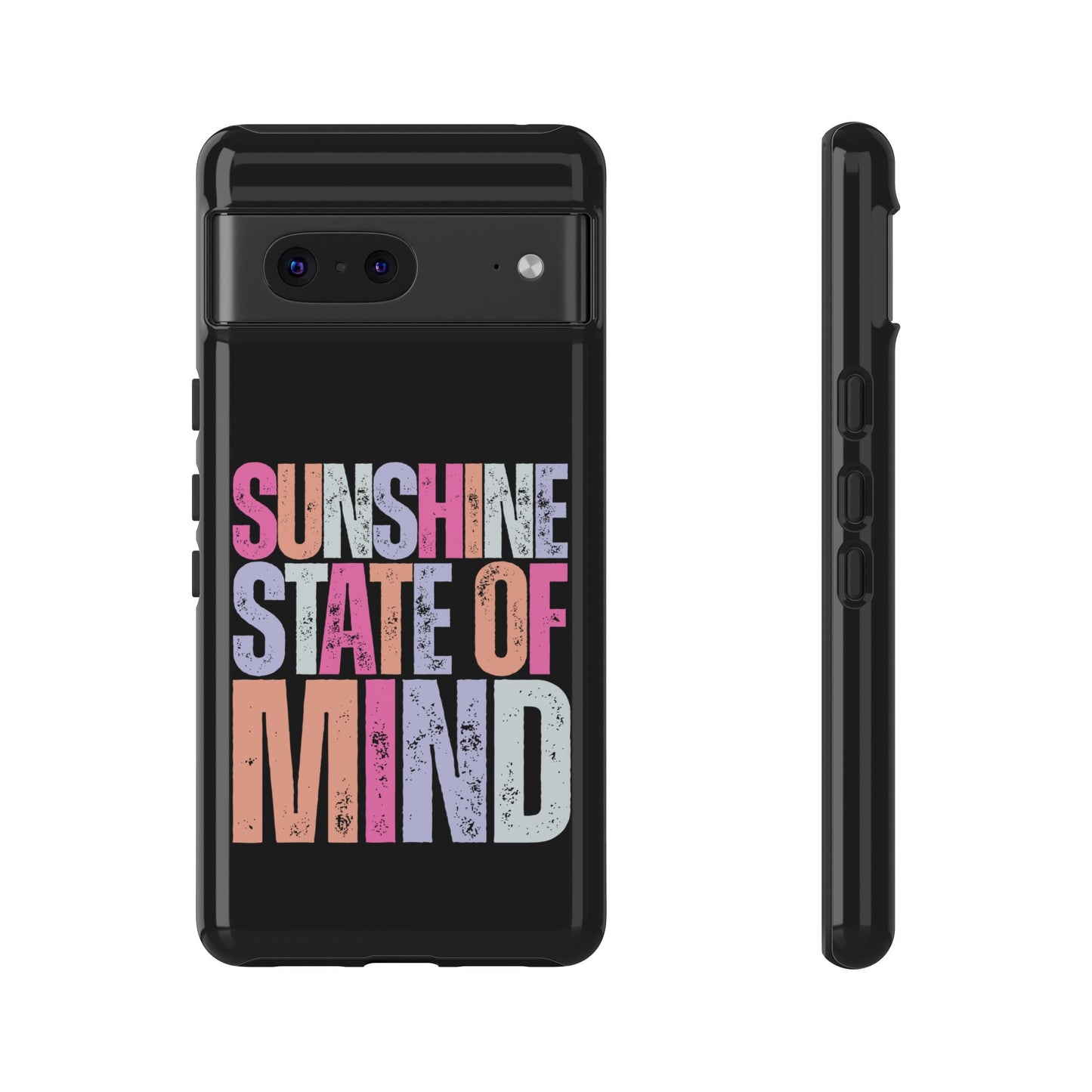 Colorful Phone Case - Sunshine State of Mind, Personalized Gift, Summer Vibes, Trendy Accessory, Phone Cover