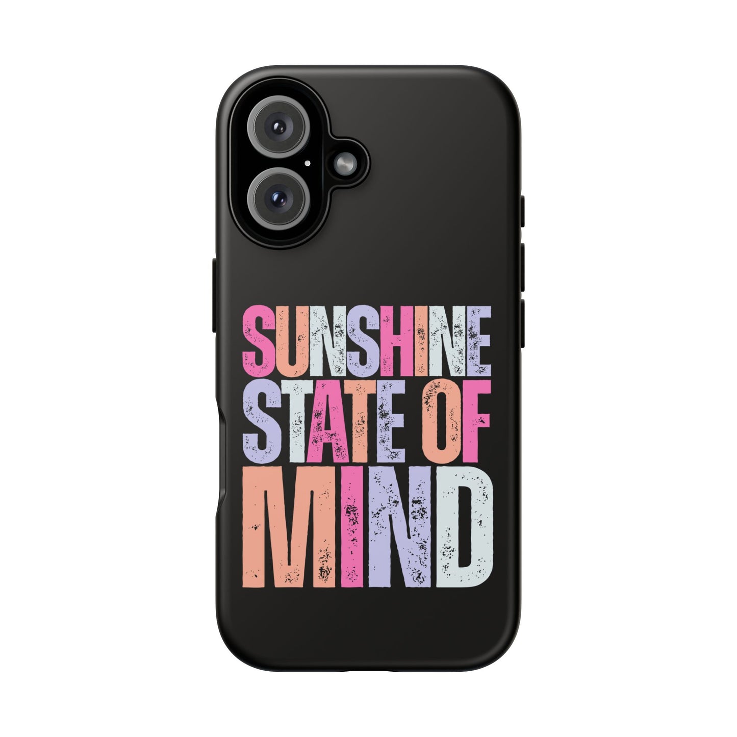 Colorful Phone Case - Sunshine State of Mind, Personalized Gift, Summer Vibes, Trendy Accessory, Phone Cover