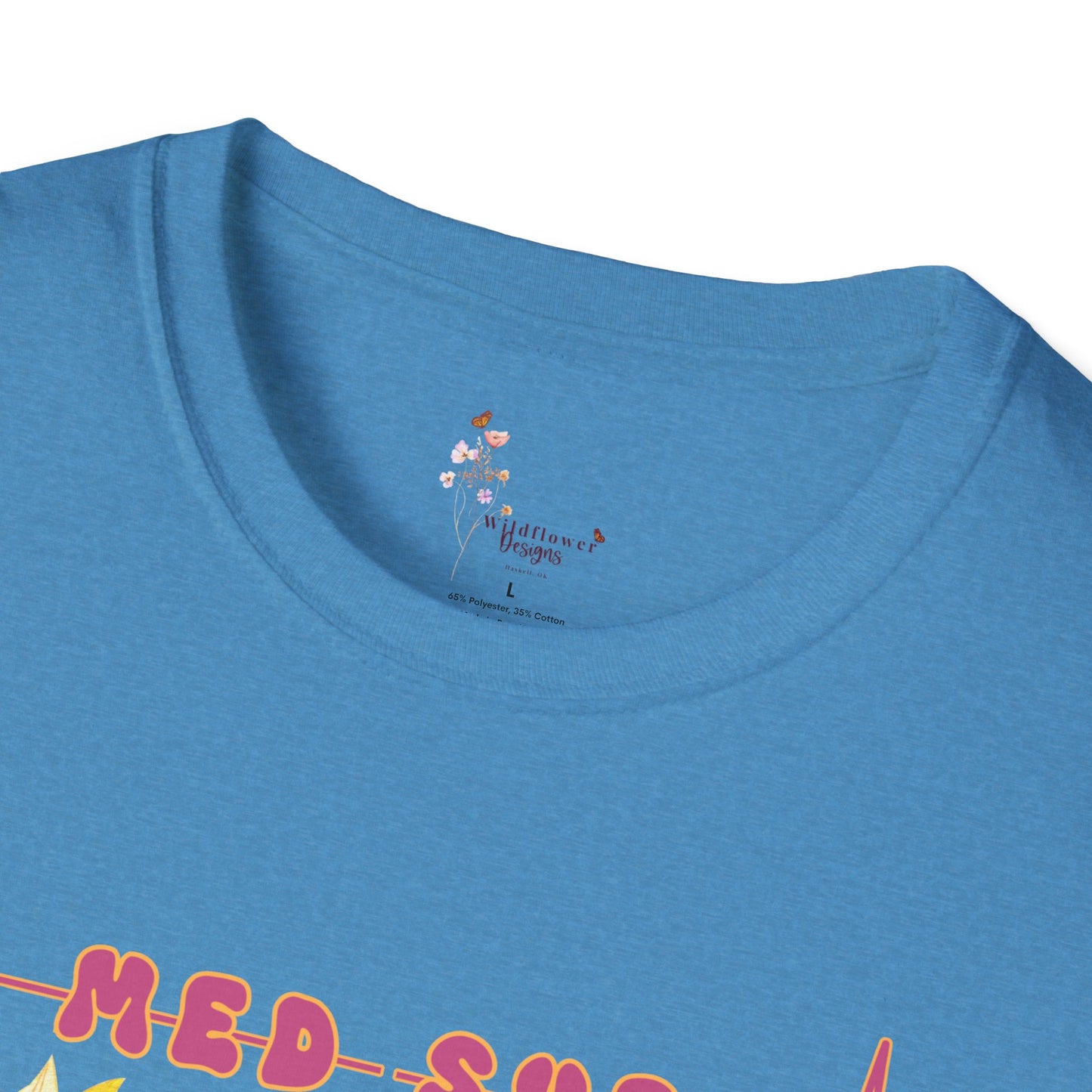Medical Humor T-Shirt with Skeleton and Sunflowers, Nurse Gift, Med-Surg Tee, Funny Healthcare Shirt, Perfect for Nurses' Week