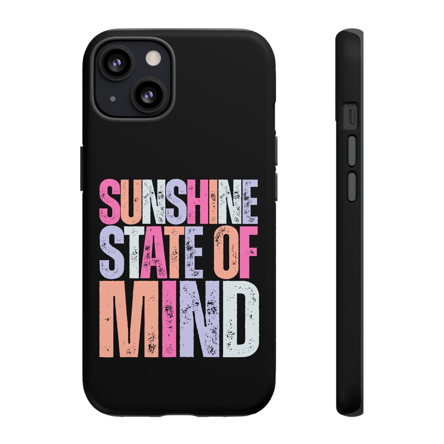 Colorful Phone Case - Sunshine State of Mind, Personalized Gift, Summer Vibes, Trendy Accessory, Phone Cover
