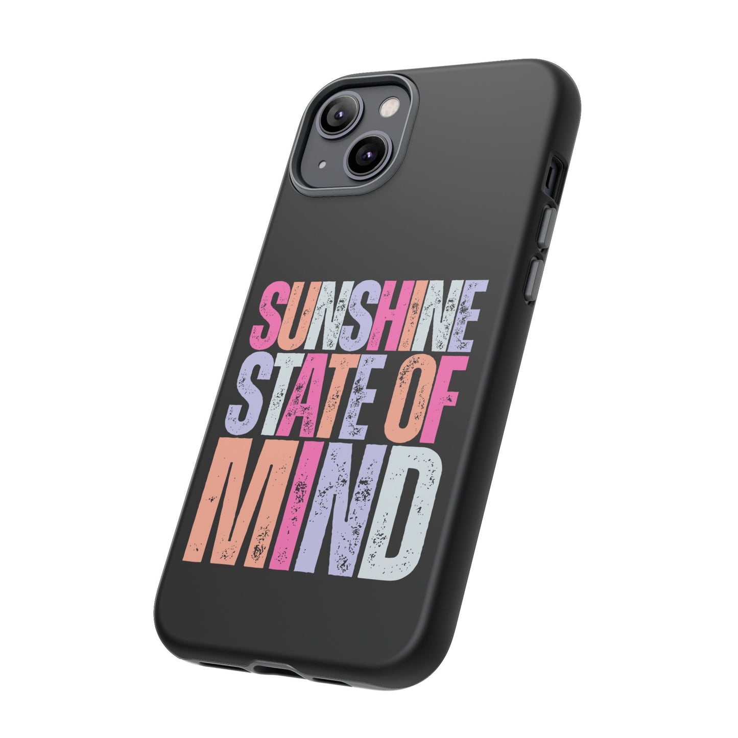 Colorful Phone Case - Sunshine State of Mind, Personalized Gift, Summer Vibes, Trendy Accessory, Phone Cover