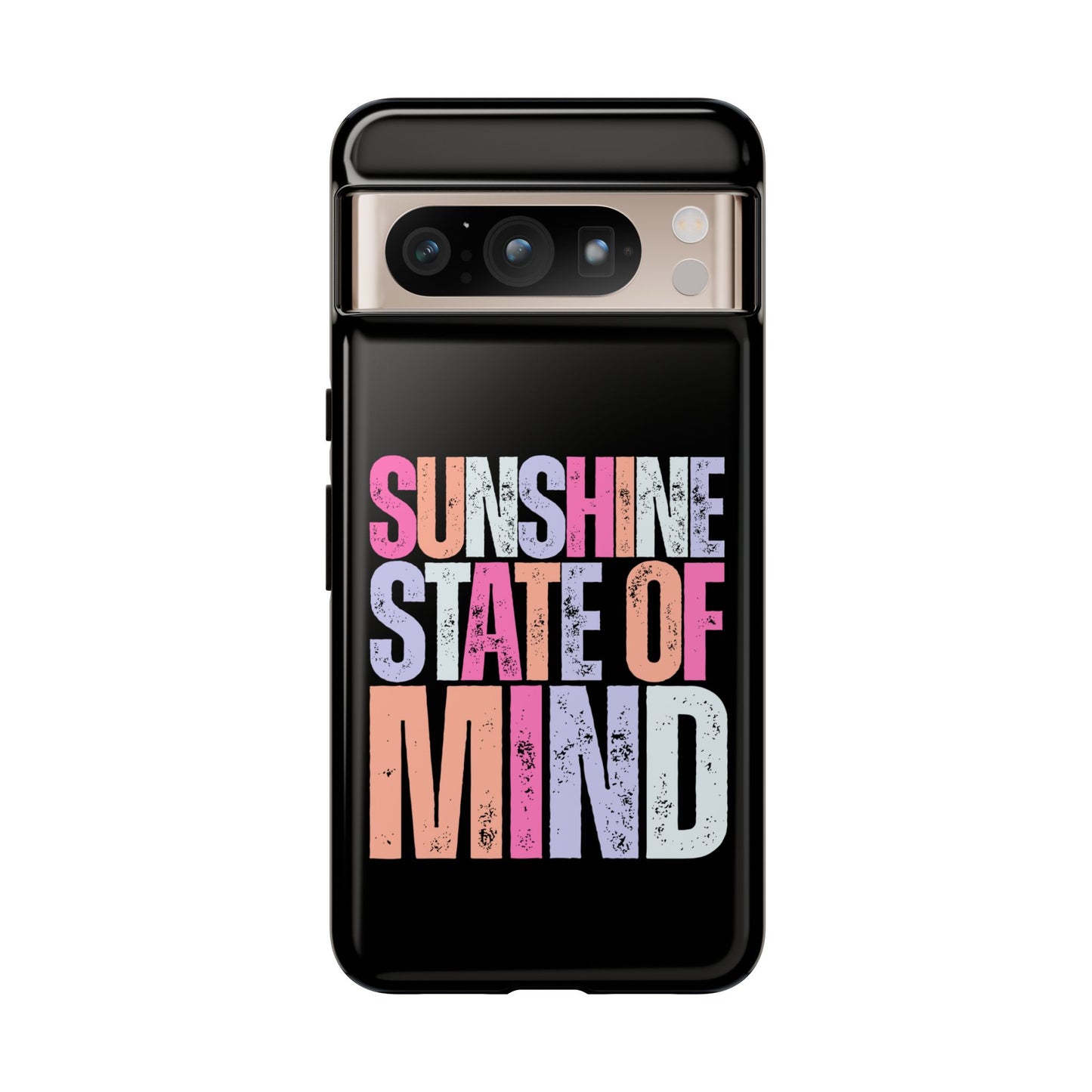 Colorful Phone Case - Sunshine State of Mind, Personalized Gift, Summer Vibes, Trendy Accessory, Phone Cover