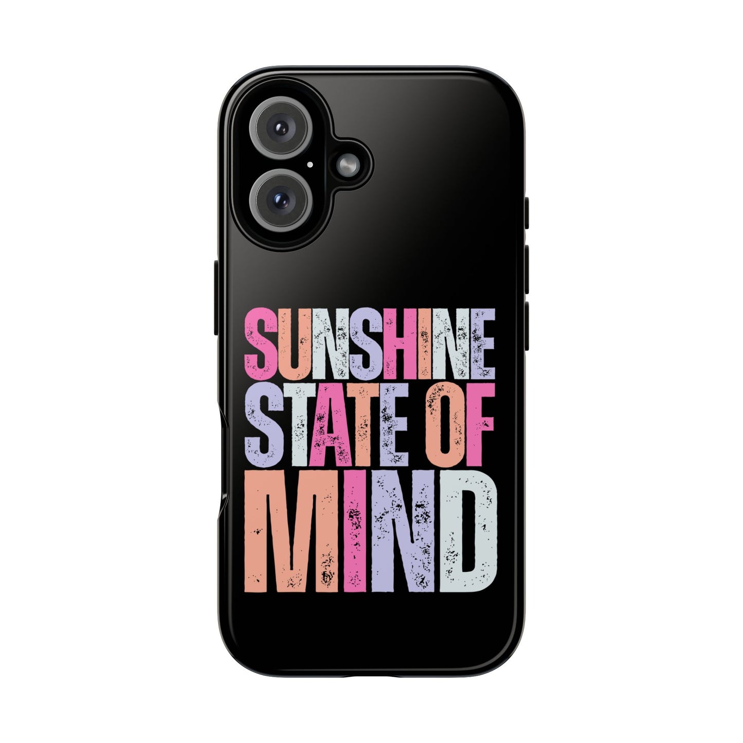Colorful Phone Case - Sunshine State of Mind, Personalized Gift, Summer Vibes, Trendy Accessory, Phone Cover