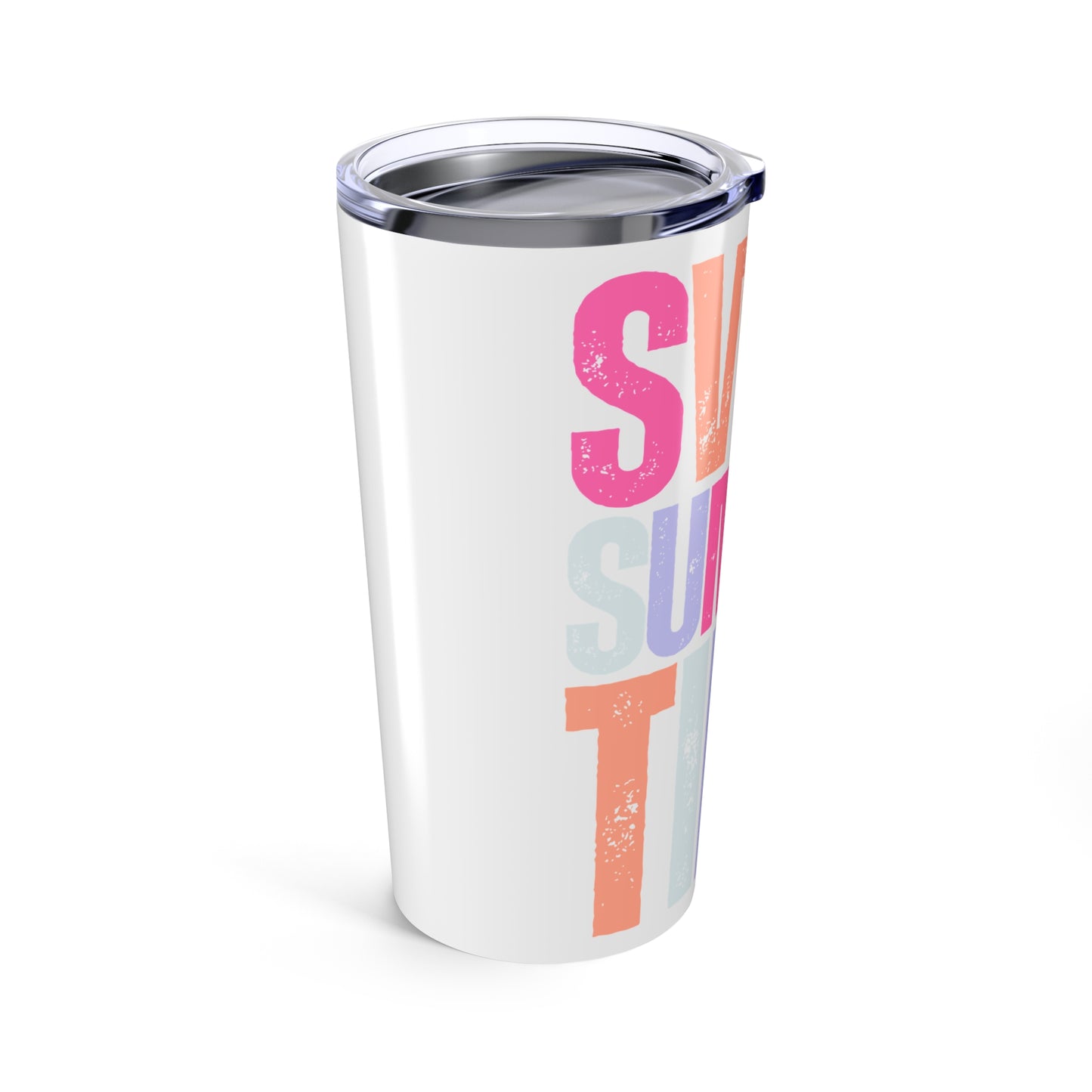 Sweet Summertime Tumbler | 20oz Travel Mug, Summer Drinkware, Gift for Her, Beach Vibes, Party Favor