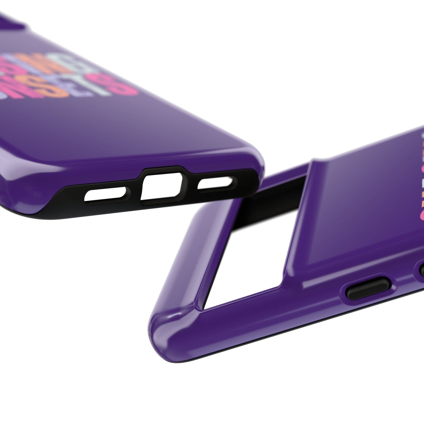 Chasing Sunsets Phone Case, Trendy Phone Cover, Sunset Lover Gift, Cool Accessories, Custom Phone Cases, Vibrant Purple Design