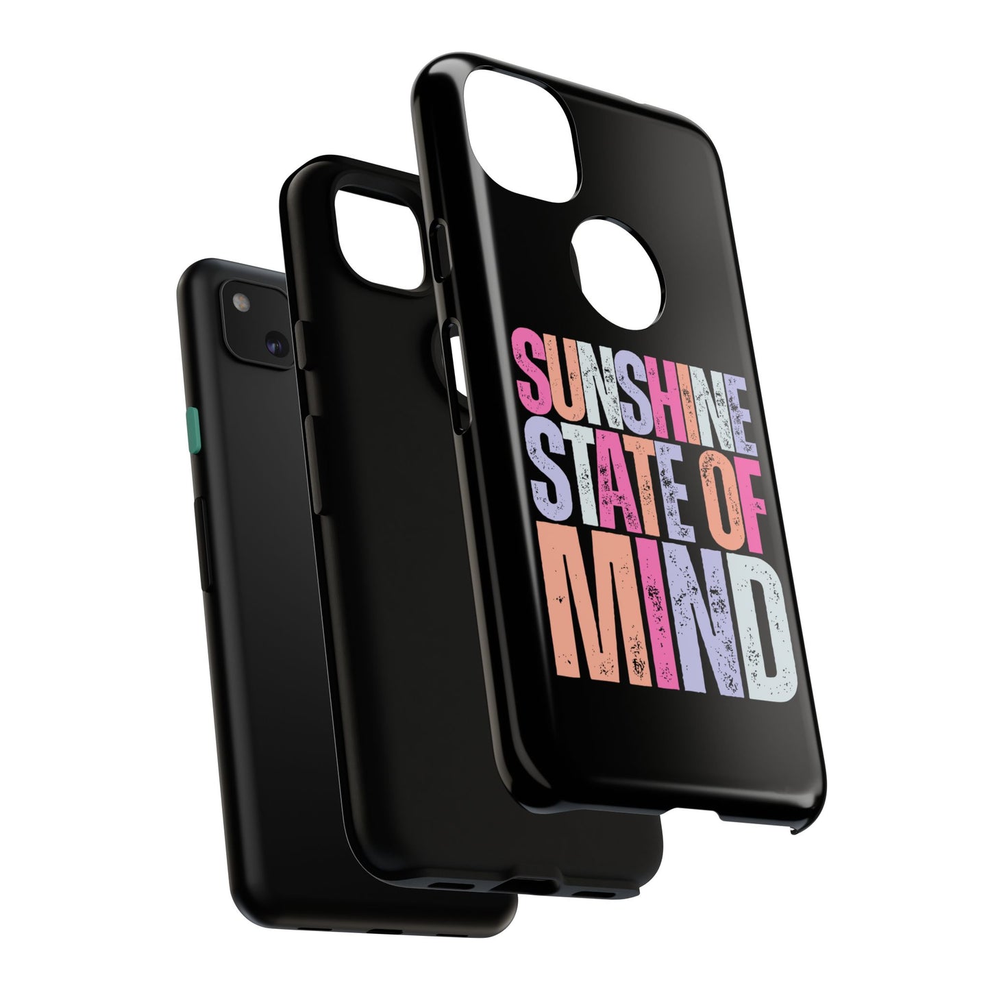 Colorful Phone Case - Sunshine State of Mind, Personalized Gift, Summer Vibes, Trendy Accessory, Phone Cover