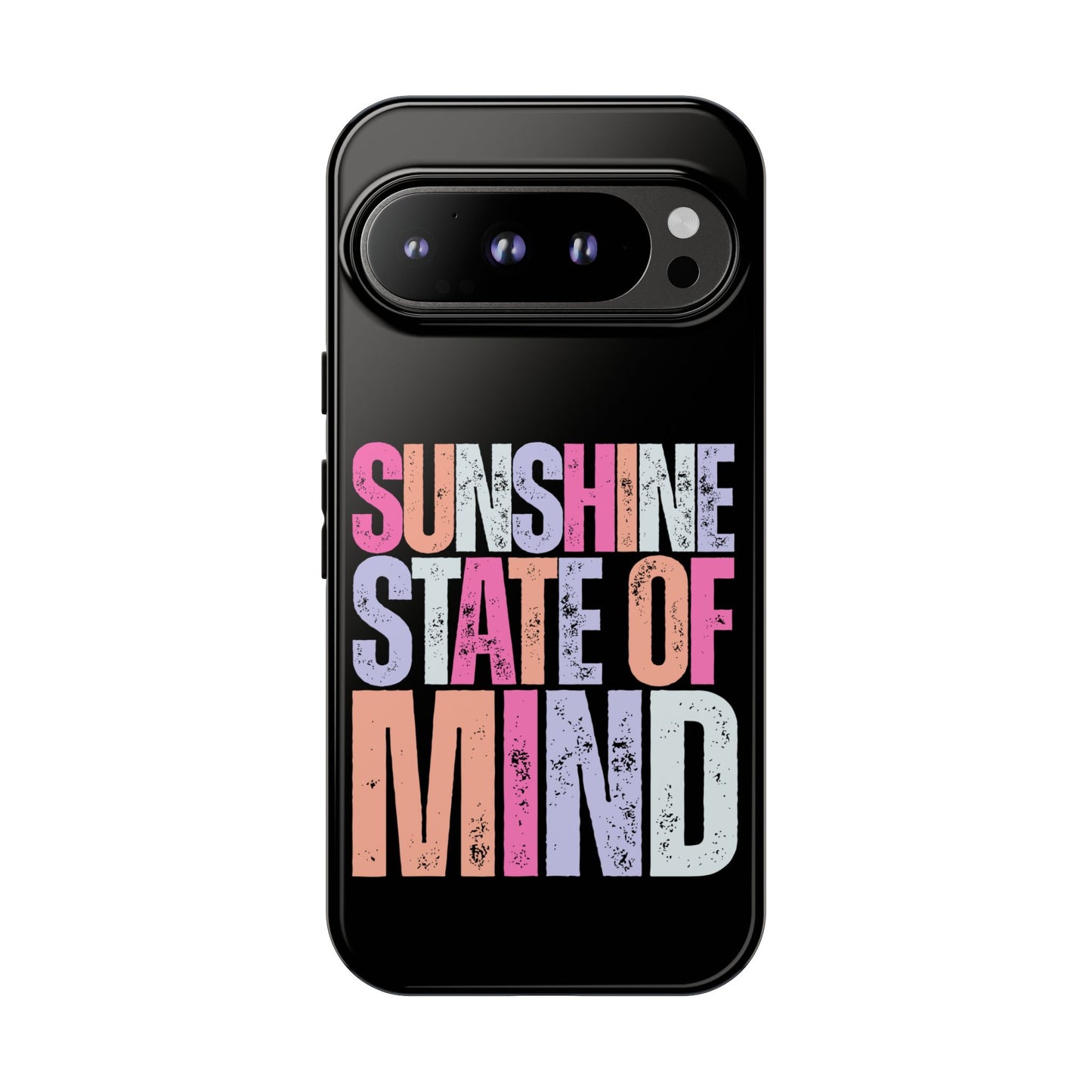 Colorful Phone Case - Sunshine State of Mind, Personalized Gift, Summer Vibes, Trendy Accessory, Phone Cover