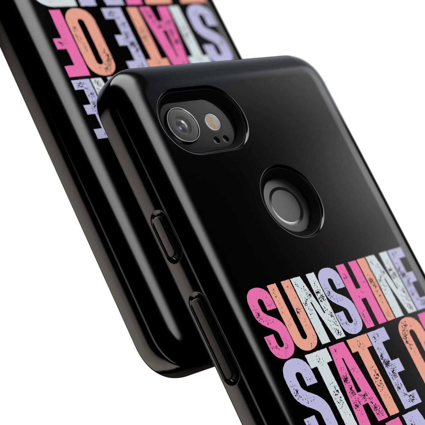 Colorful Phone Case - Sunshine State of Mind, Personalized Gift, Summer Vibes, Trendy Accessory, Phone Cover