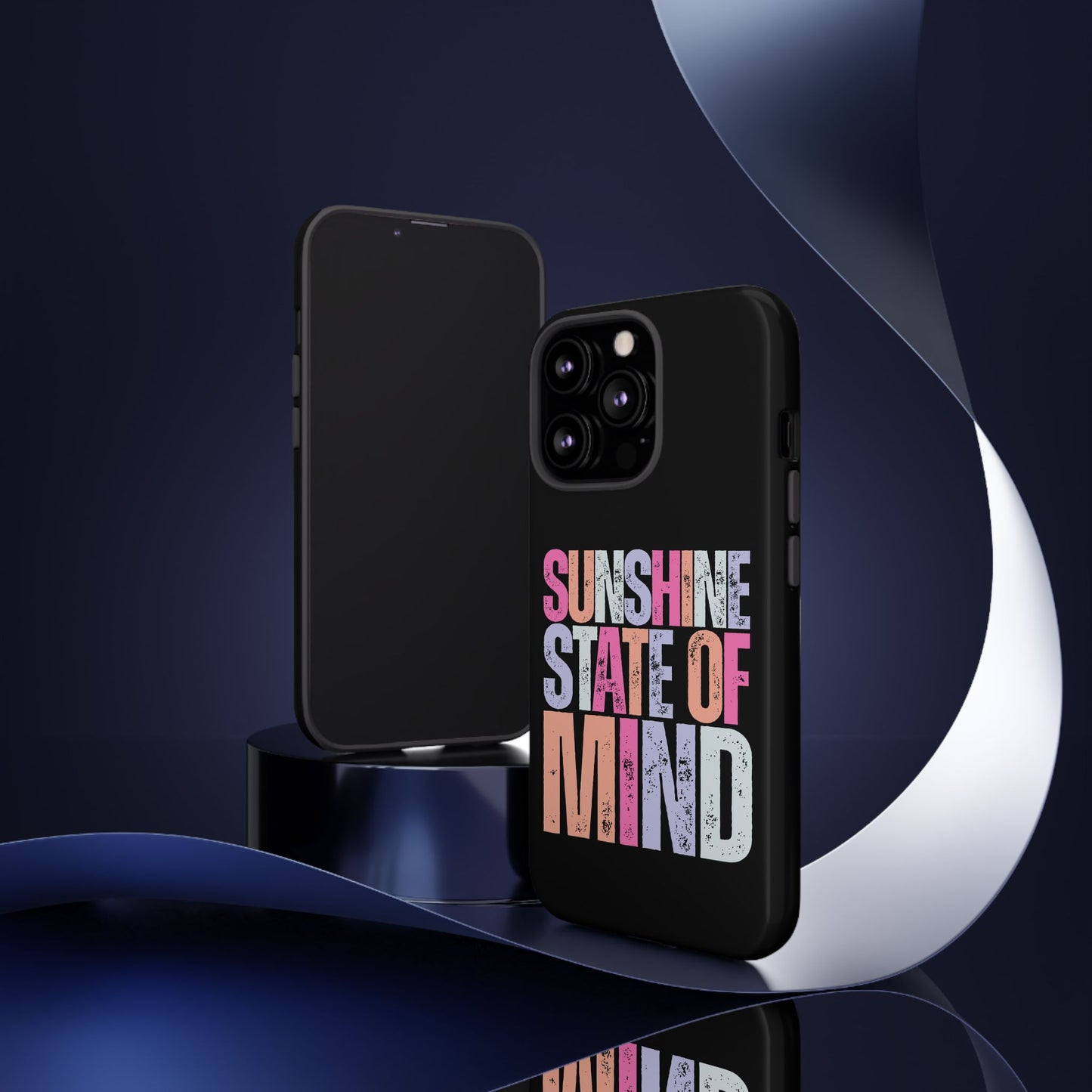 Colorful Phone Case - Sunshine State of Mind, Personalized Gift, Summer Vibes, Trendy Accessory, Phone Cover