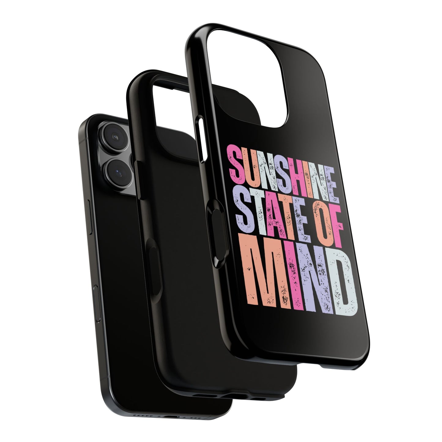 Colorful Phone Case - Sunshine State of Mind, Personalized Gift, Summer Vibes, Trendy Accessory, Phone Cover