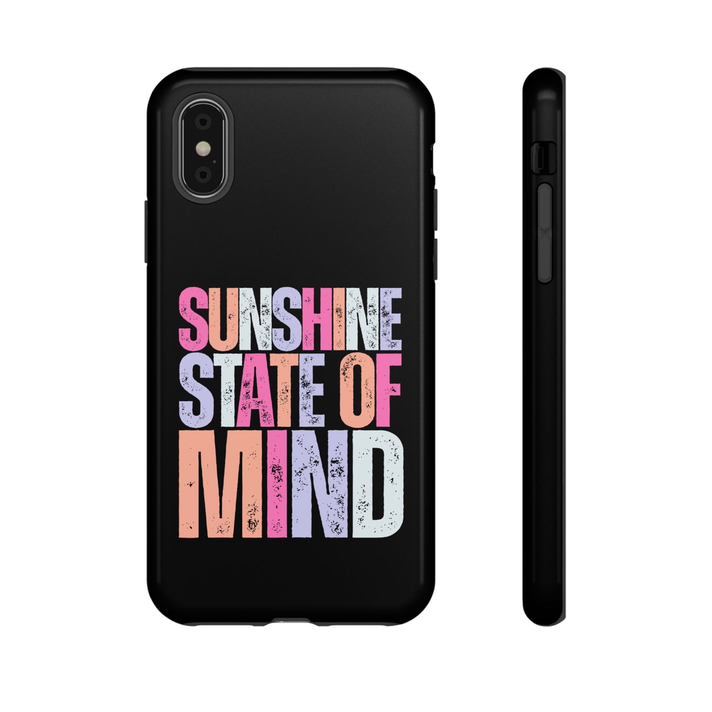 Colorful Phone Case - Sunshine State of Mind, Personalized Gift, Summer Vibes, Trendy Accessory, Phone Cover