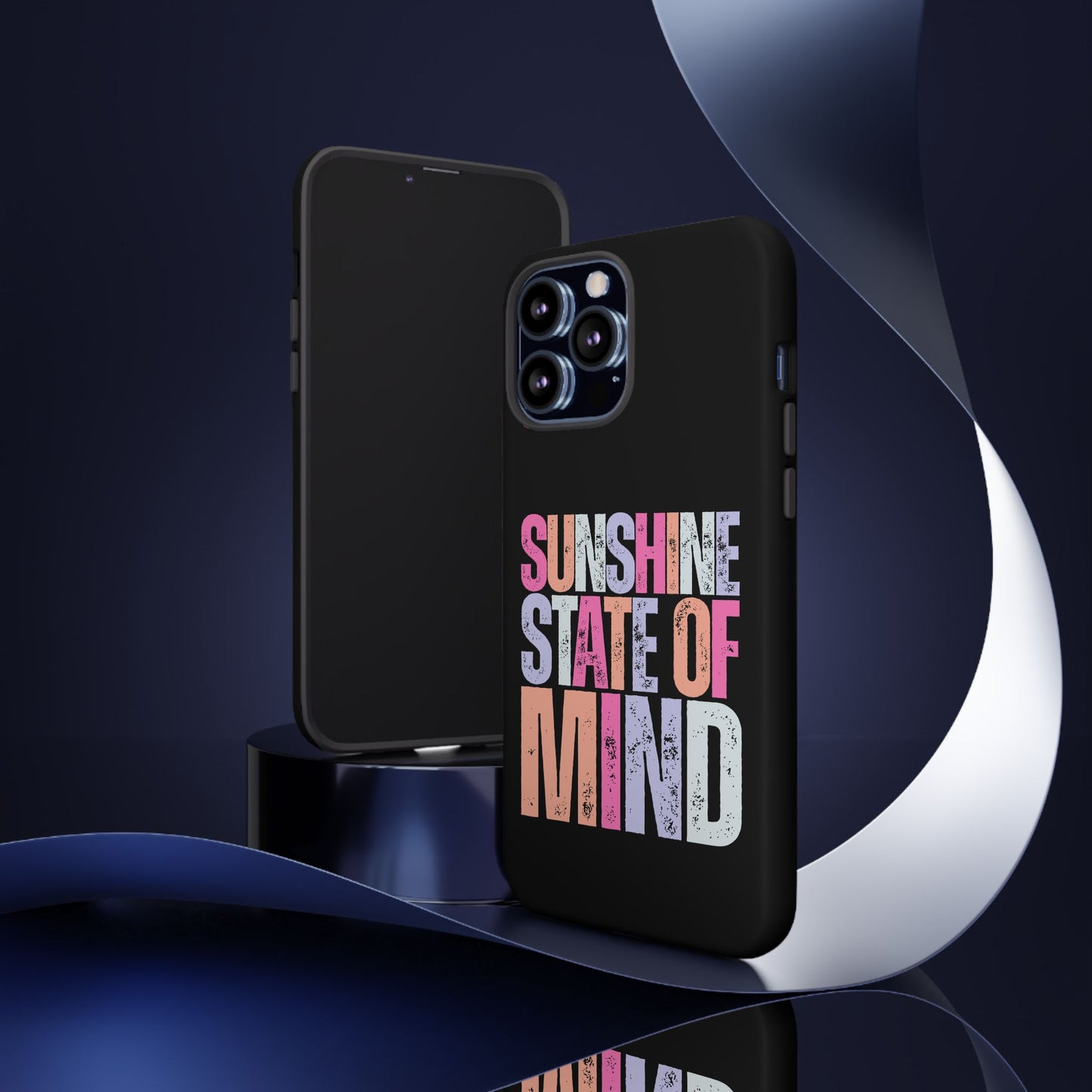 Colorful Phone Case - Sunshine State of Mind, Personalized Gift, Summer Vibes, Trendy Accessory, Phone Cover