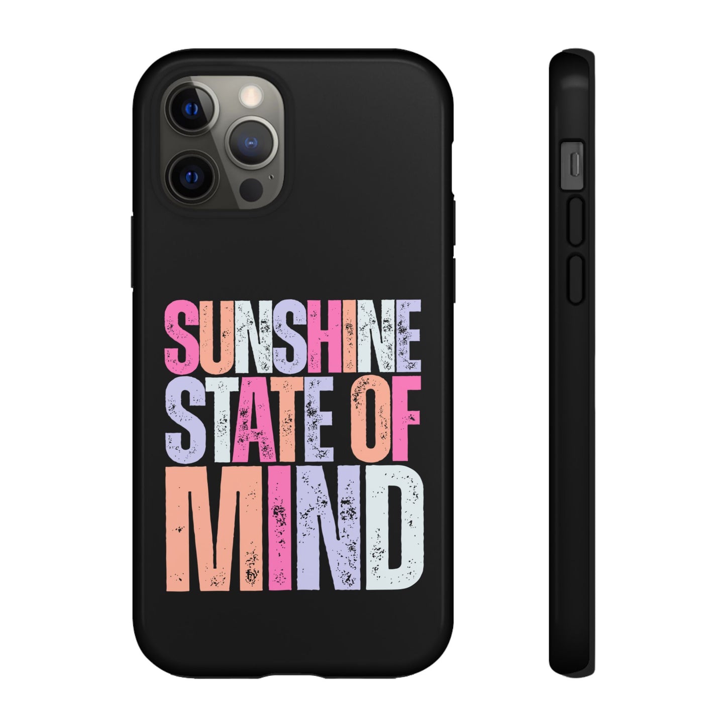Colorful Phone Case - Sunshine State of Mind, Personalized Gift, Summer Vibes, Trendy Accessory, Phone Cover