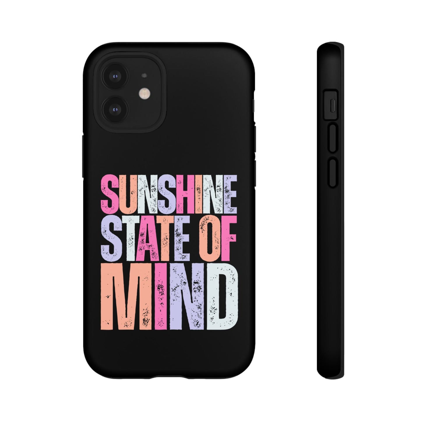 Colorful Phone Case - Sunshine State of Mind, Personalized Gift, Summer Vibes, Trendy Accessory, Phone Cover