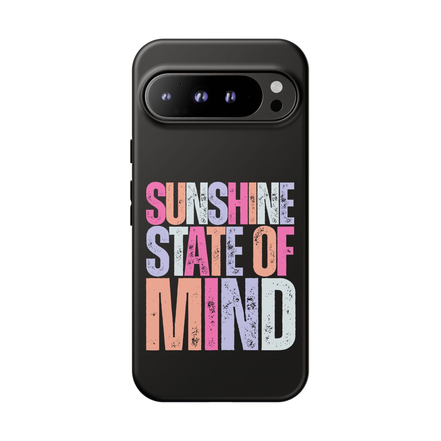 Colorful Phone Case - Sunshine State of Mind, Personalized Gift, Summer Vibes, Trendy Accessory, Phone Cover