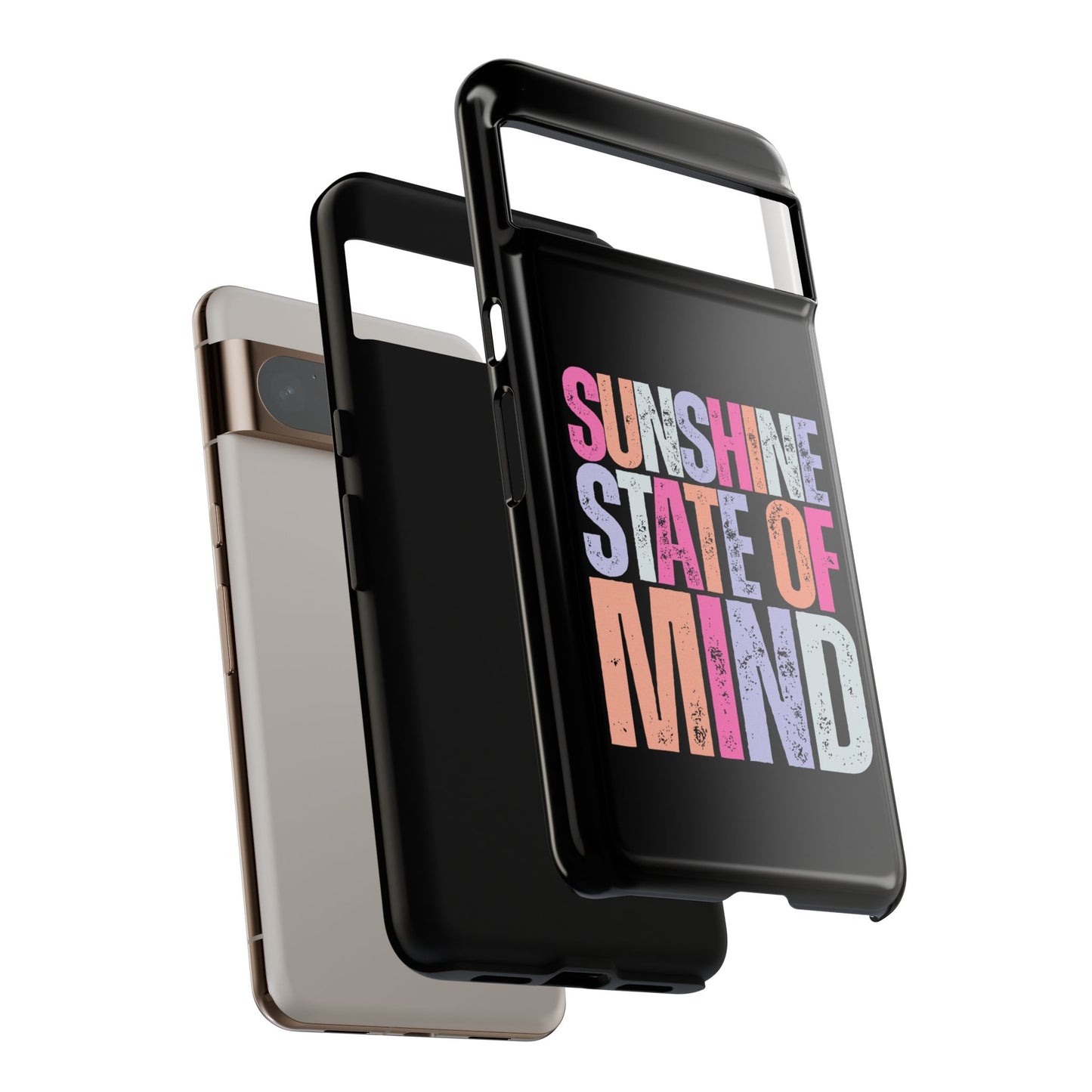Colorful Phone Case - Sunshine State of Mind, Personalized Gift, Summer Vibes, Trendy Accessory, Phone Cover