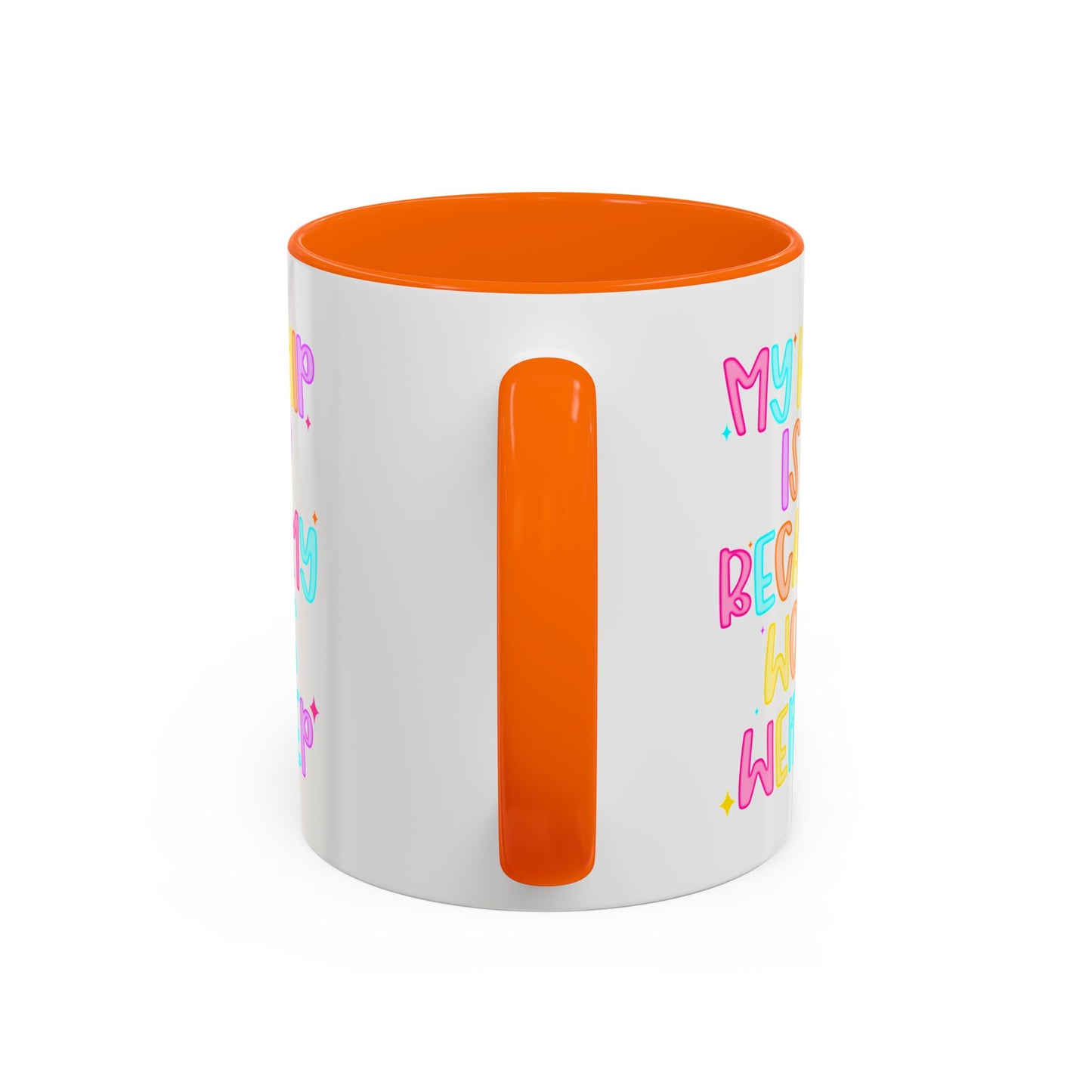 Colorful Worship Mug | Inspirational Coffee Cup for Faith, Home, Gifts | Perfect for Church, Friend Celebrations, Coffee Lovers