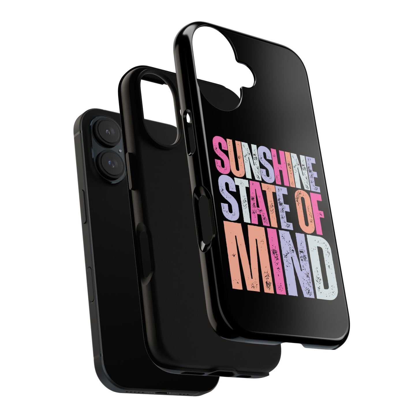 Colorful Phone Case - Sunshine State of Mind, Personalized Gift, Summer Vibes, Trendy Accessory, Phone Cover