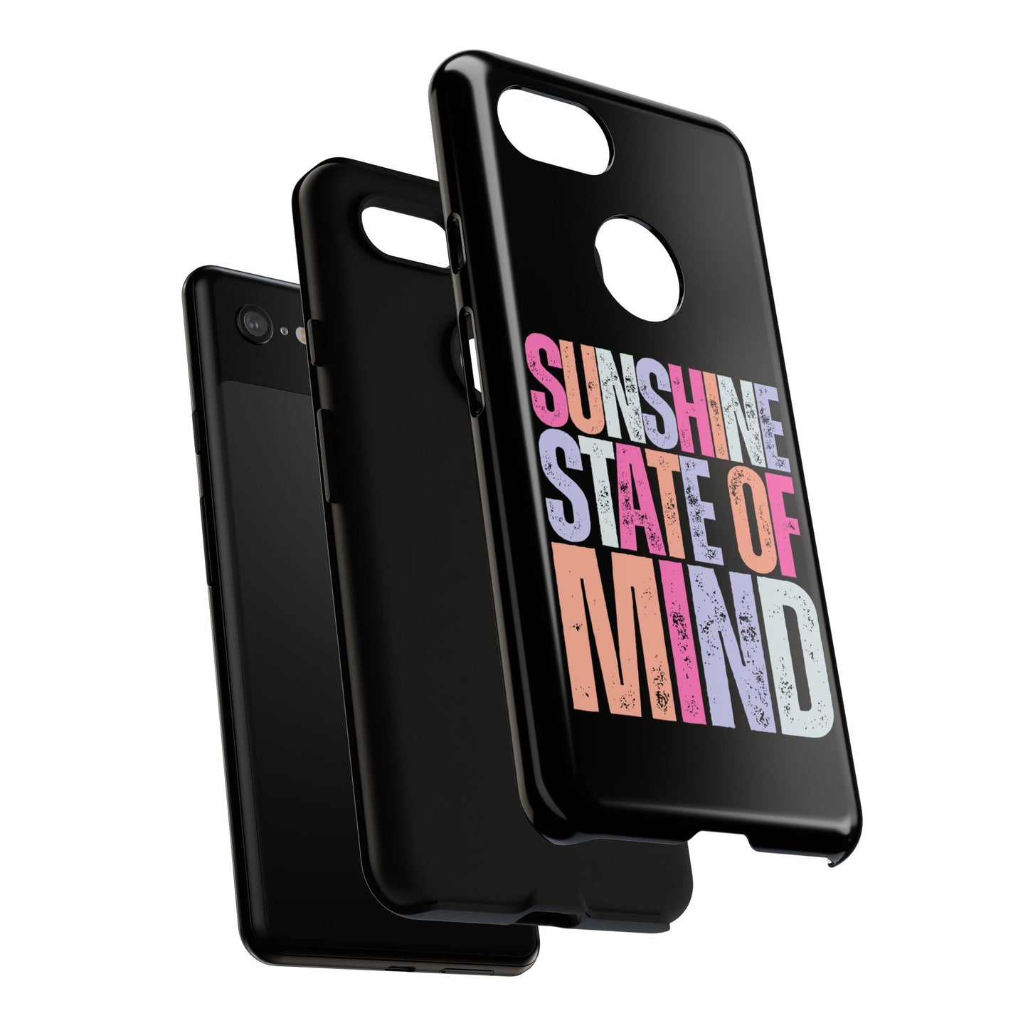 Colorful Phone Case - Sunshine State of Mind, Personalized Gift, Summer Vibes, Trendy Accessory, Phone Cover