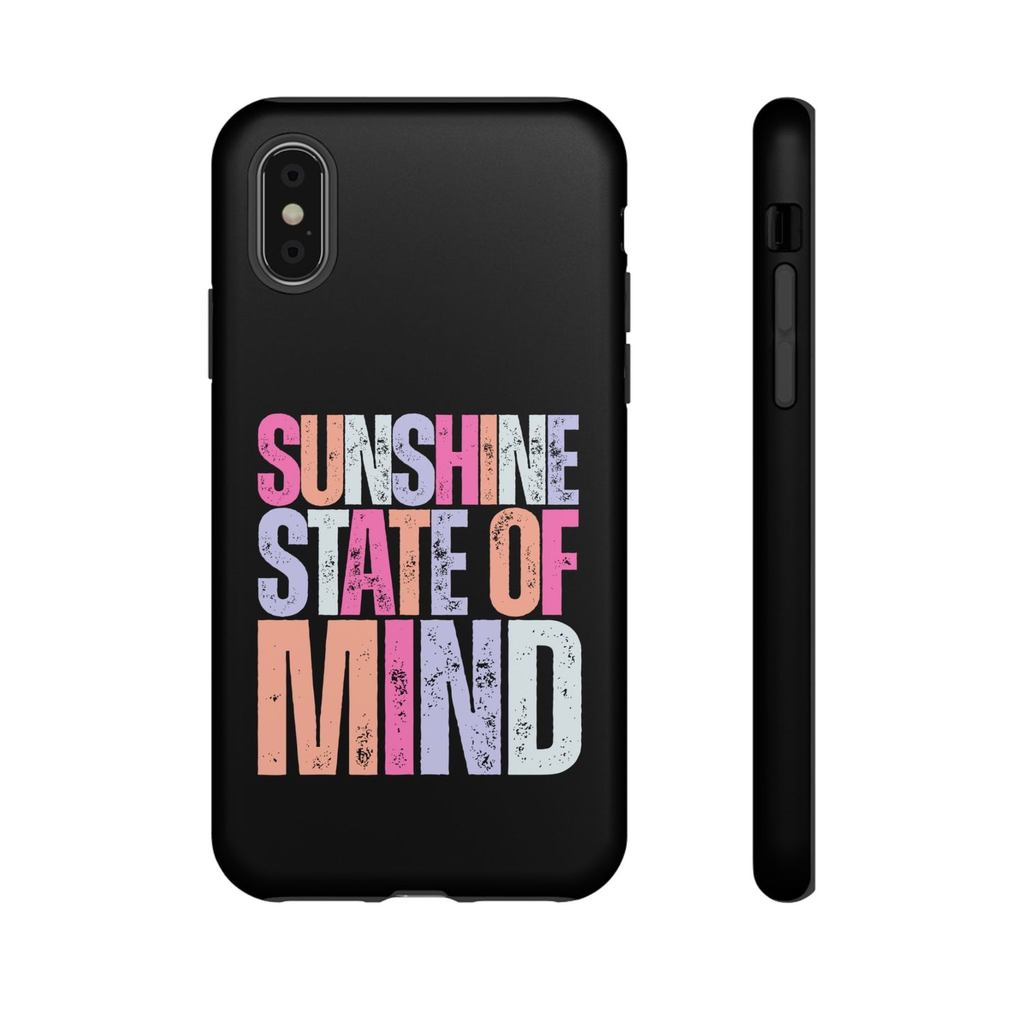 Colorful Phone Case - Sunshine State of Mind, Personalized Gift, Summer Vibes, Trendy Accessory, Phone Cover