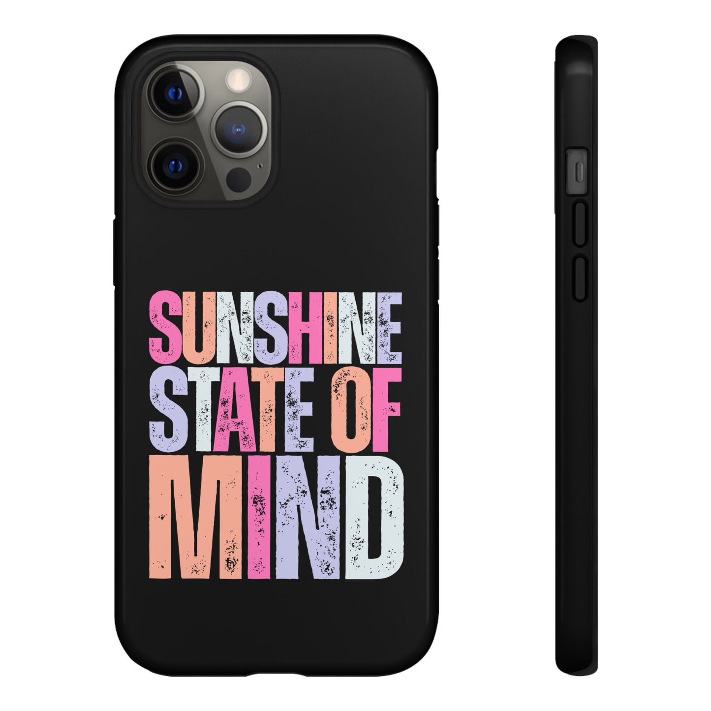 Colorful Phone Case - Sunshine State of Mind, Personalized Gift, Summer Vibes, Trendy Accessory, Phone Cover