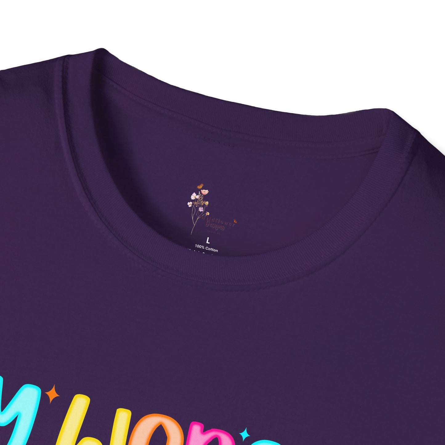 Vibrant Faith-Inspired T-Shirt, Inspirational Tee, Spiritual Apparel, Gift for Believers, Casual Wear for Church