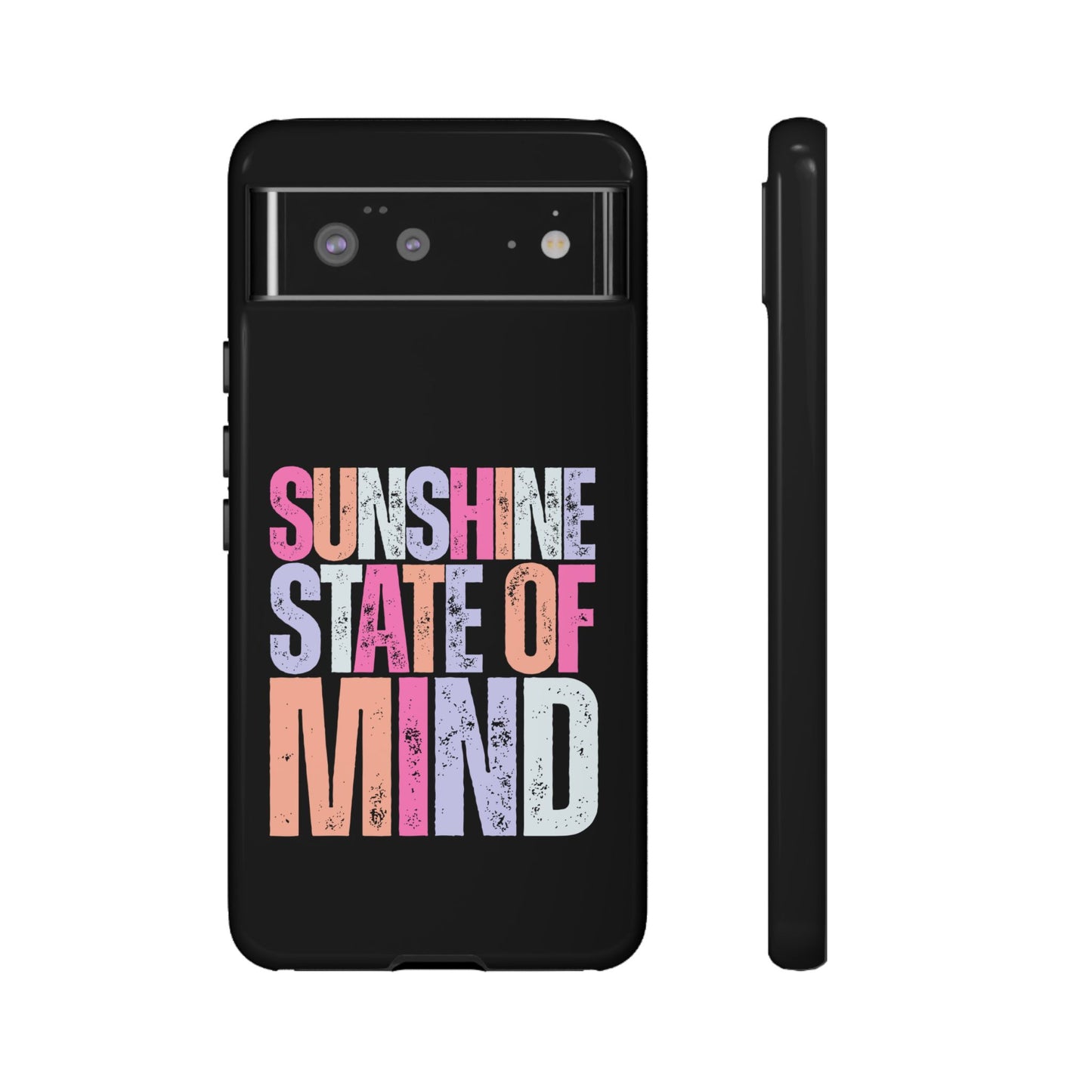 Colorful Phone Case - Sunshine State of Mind, Personalized Gift, Summer Vibes, Trendy Accessory, Phone Cover