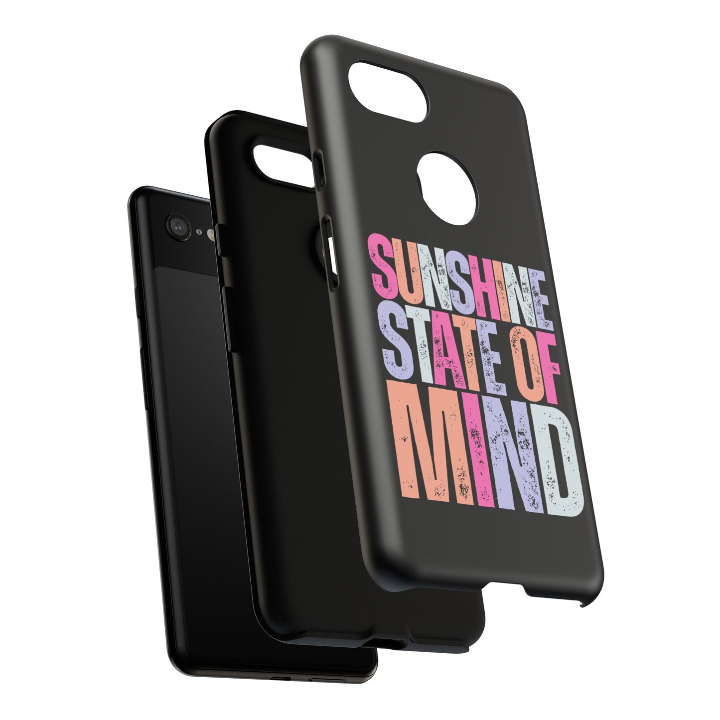 Colorful Phone Case - Sunshine State of Mind, Personalized Gift, Summer Vibes, Trendy Accessory, Phone Cover