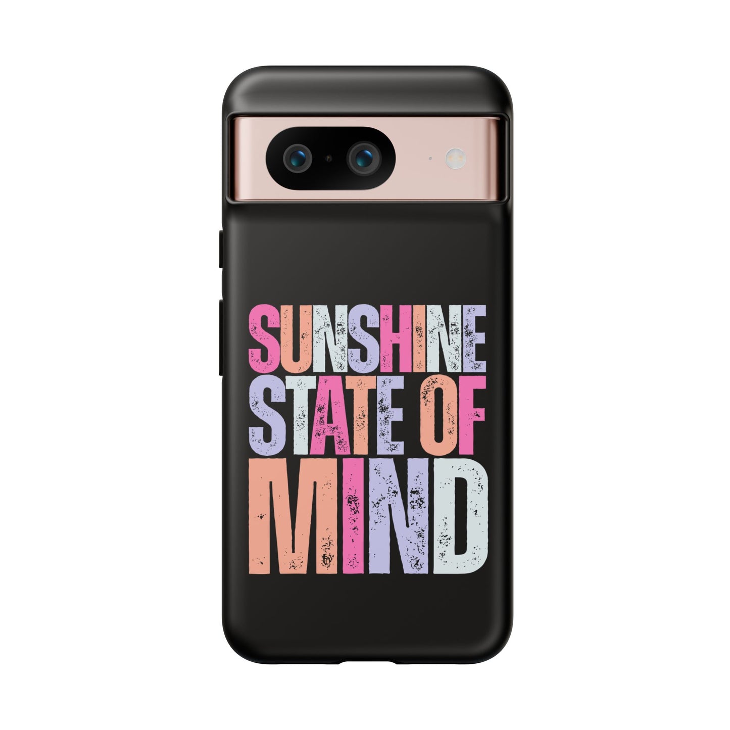 Colorful Phone Case - Sunshine State of Mind, Personalized Gift, Summer Vibes, Trendy Accessory, Phone Cover