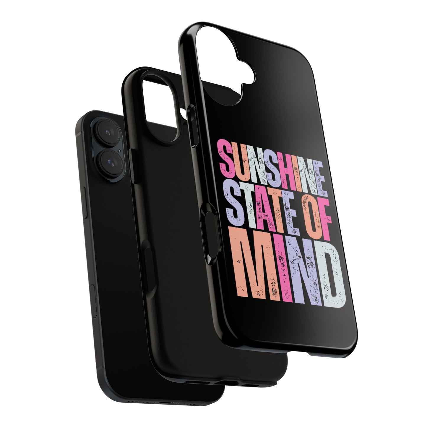 Colorful Phone Case - Sunshine State of Mind, Personalized Gift, Summer Vibes, Trendy Accessory, Phone Cover