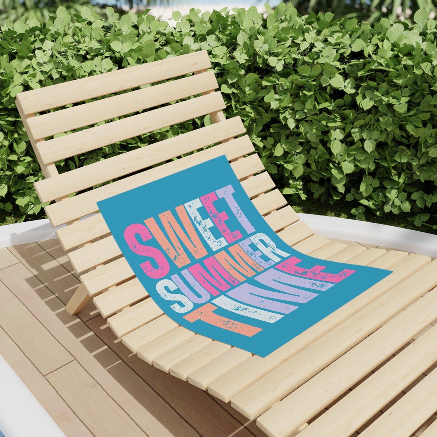 Sweet Summer Time Beach Towels | Fun Summer Vibes, Perfect for Pool Days, Beach Trips, Summer Picnics, Gift for Vacation Lovers