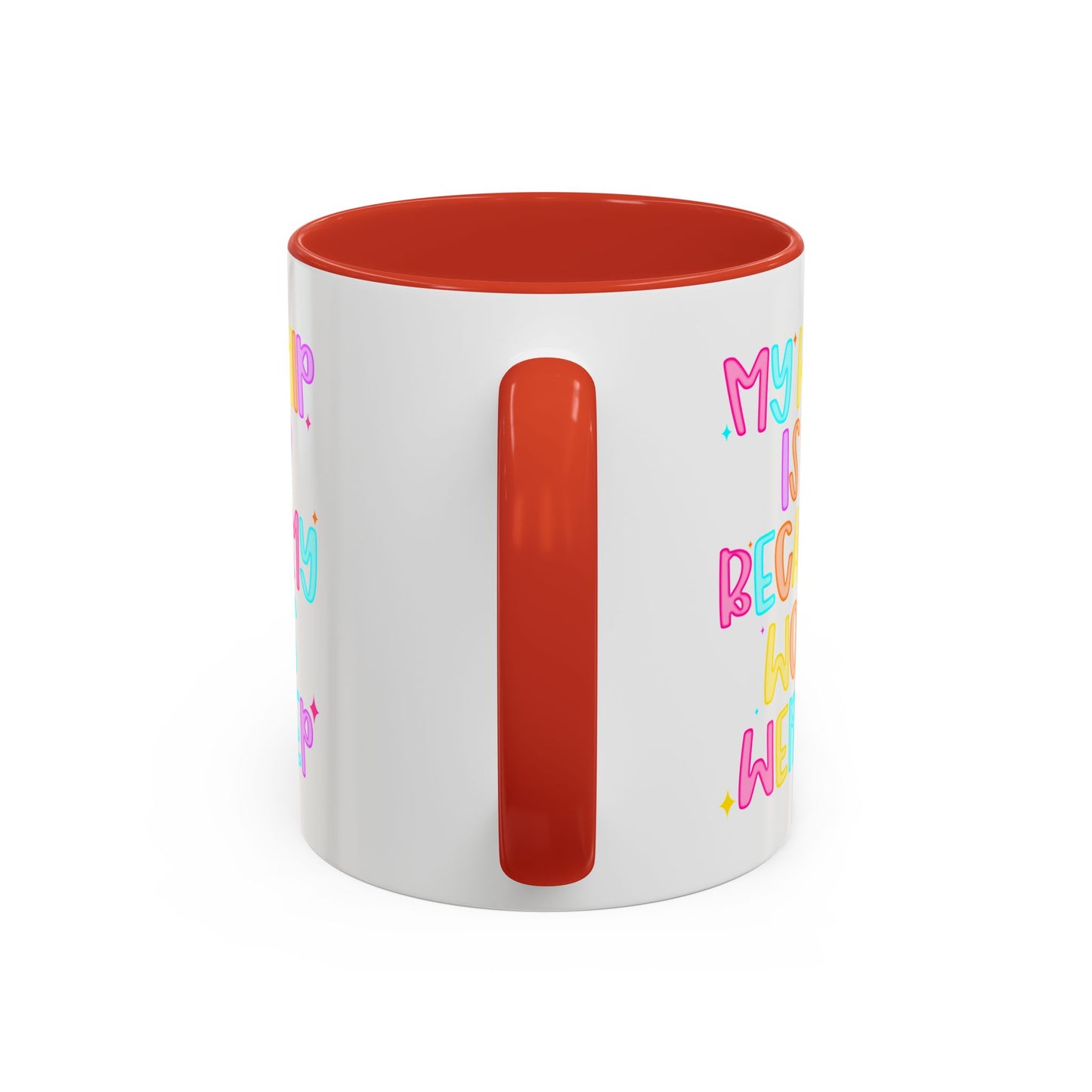 Colorful Worship Mug | Inspirational Coffee Cup for Faith, Home, Gifts | Perfect for Church, Friend Celebrations, Coffee Lovers