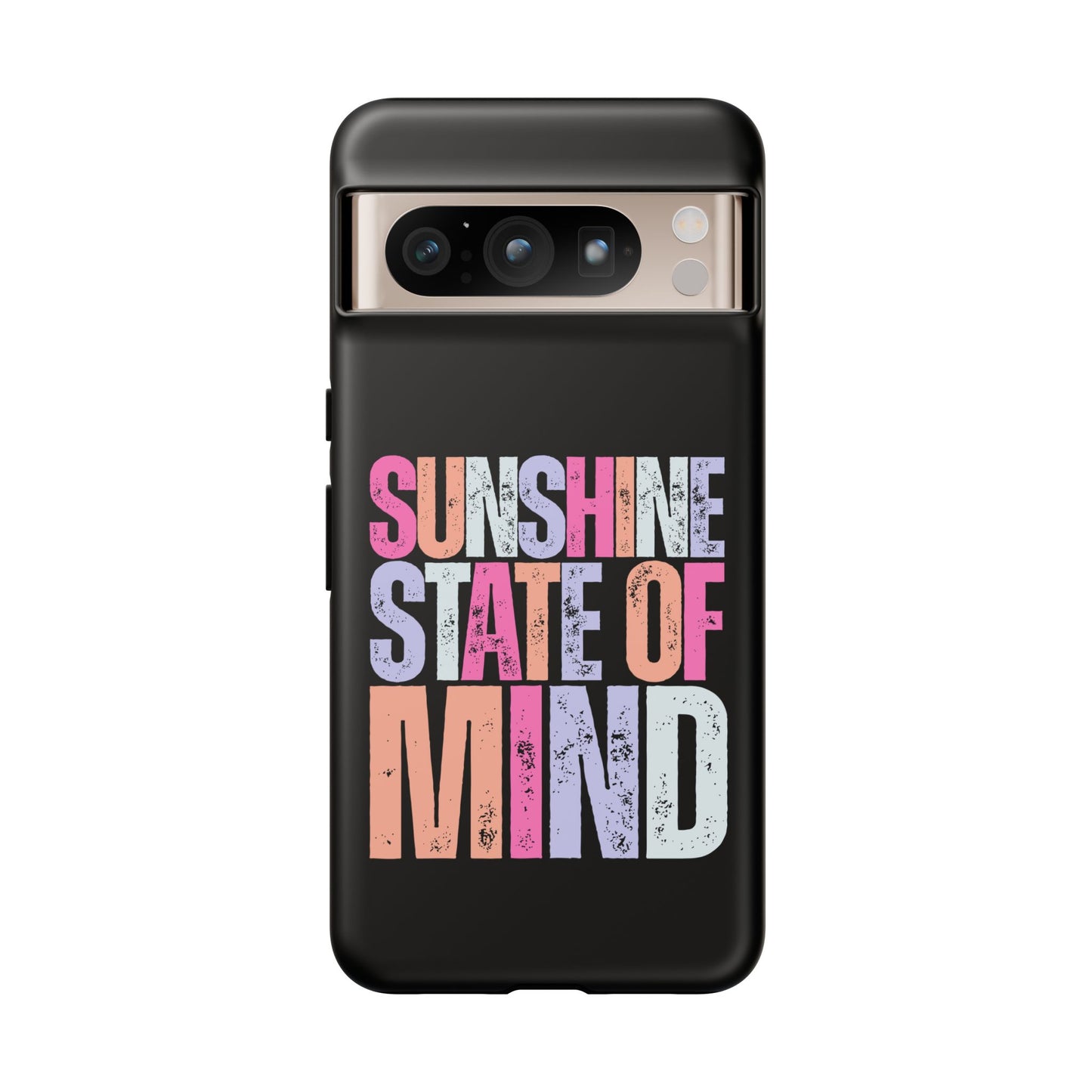 Colorful Phone Case - Sunshine State of Mind, Personalized Gift, Summer Vibes, Trendy Accessory, Phone Cover