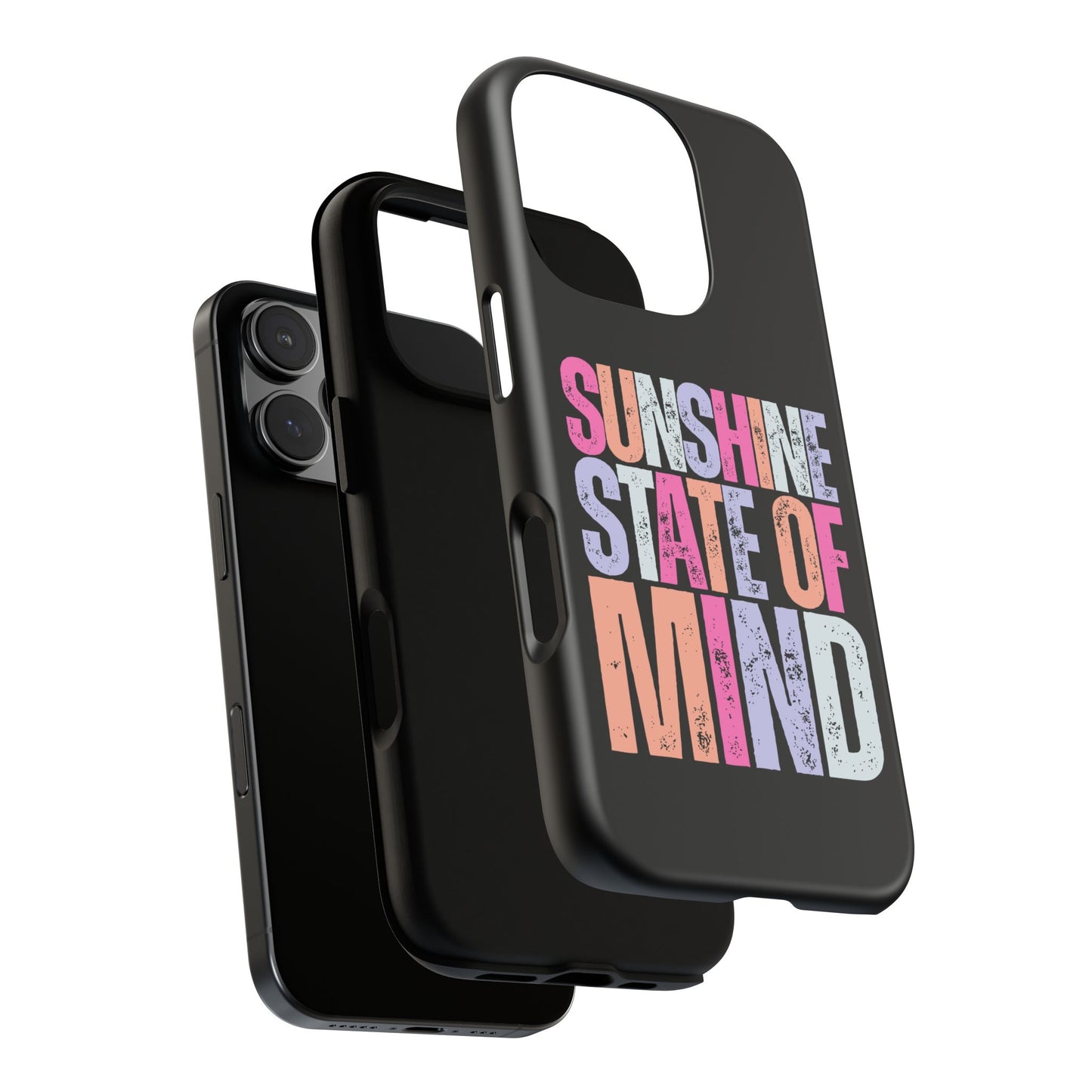 Colorful Phone Case - Sunshine State of Mind, Personalized Gift, Summer Vibes, Trendy Accessory, Phone Cover