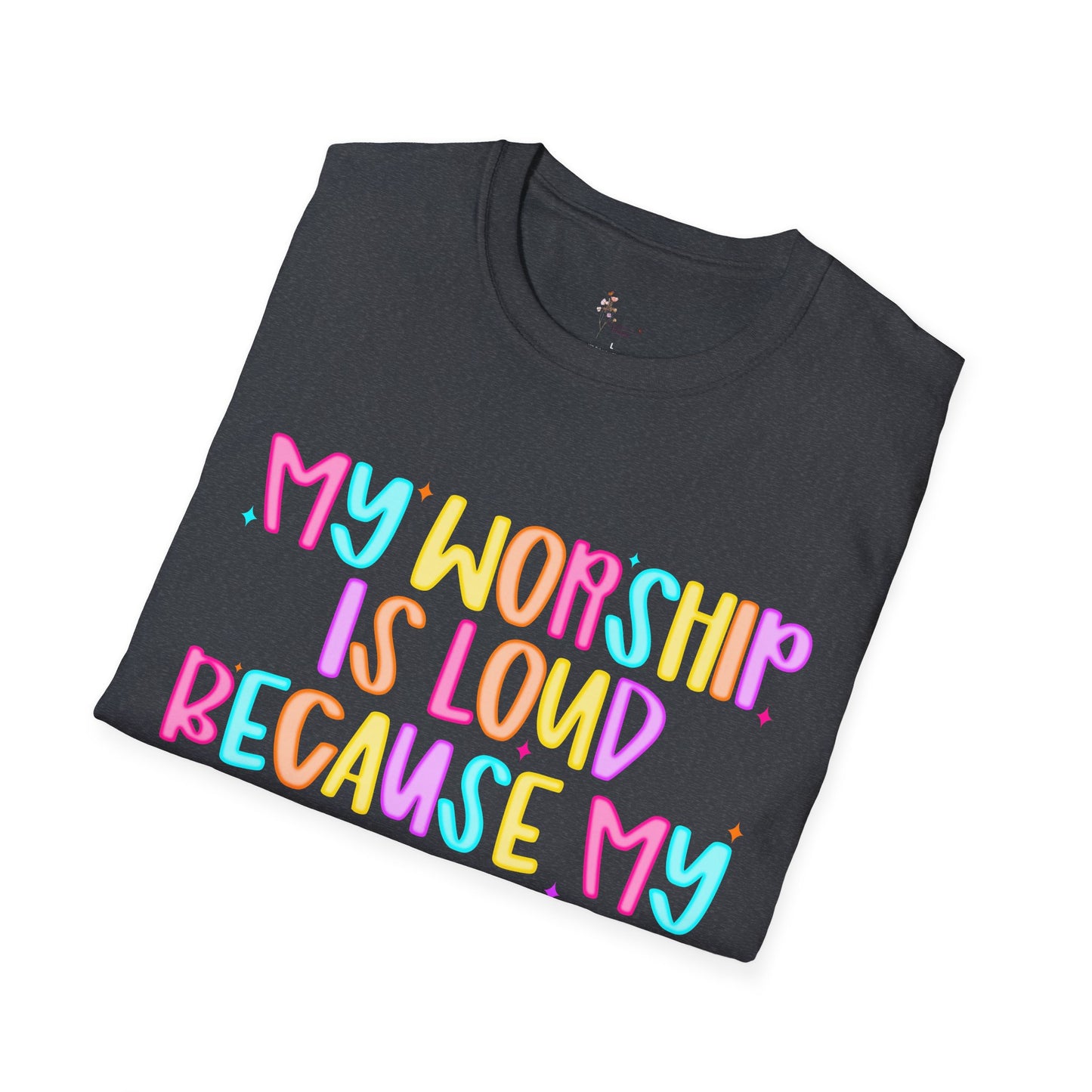 Vibrant Faith-Inspired T-Shirt, Inspirational Tee, Spiritual Apparel, Gift for Believers, Casual Wear for Church