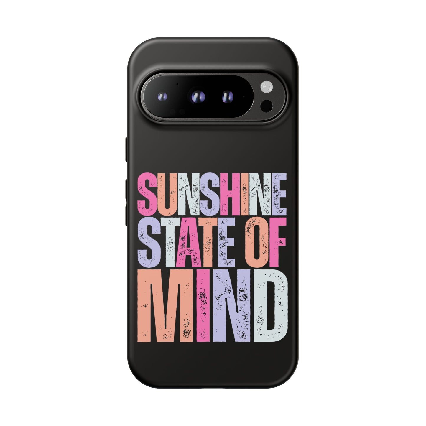 Colorful Phone Case - Sunshine State of Mind, Personalized Gift, Summer Vibes, Trendy Accessory, Phone Cover