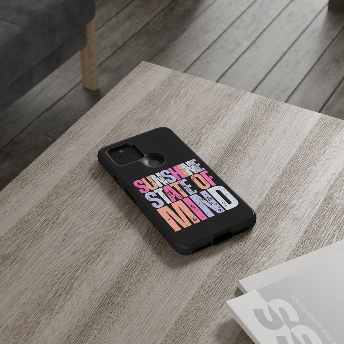 Colorful Phone Case - Sunshine State of Mind, Personalized Gift, Summer Vibes, Trendy Accessory, Phone Cover