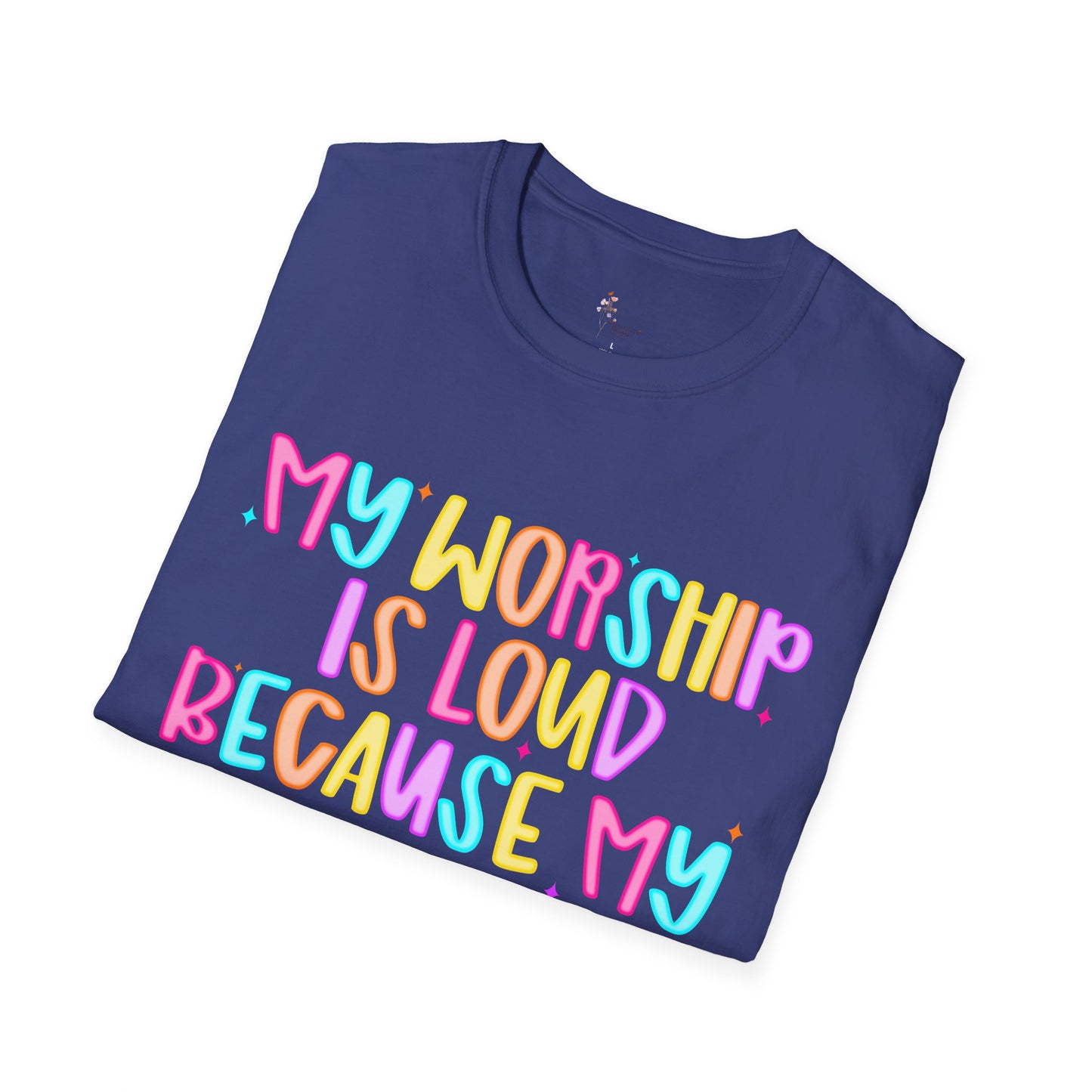 Vibrant Faith-Inspired T-Shirt, Inspirational Tee, Spiritual Apparel, Gift for Believers, Casual Wear for Church